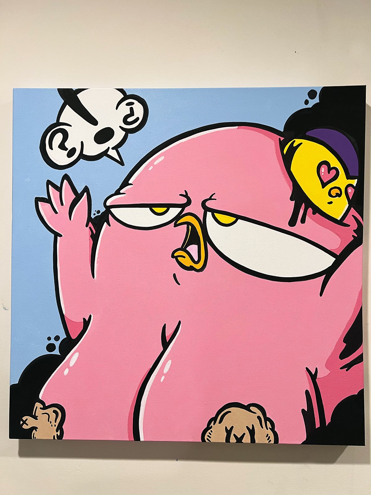 Pink Bird 24 x 24 fr.jpg