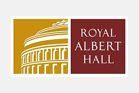 Royal Albert Hall logo with a stylized illustration of the building and text "Royal Albert Hall"