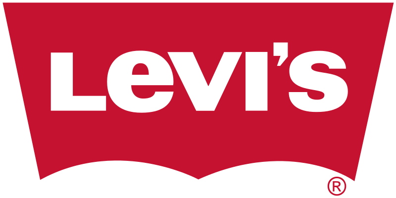 Levi's logo in red and white.
