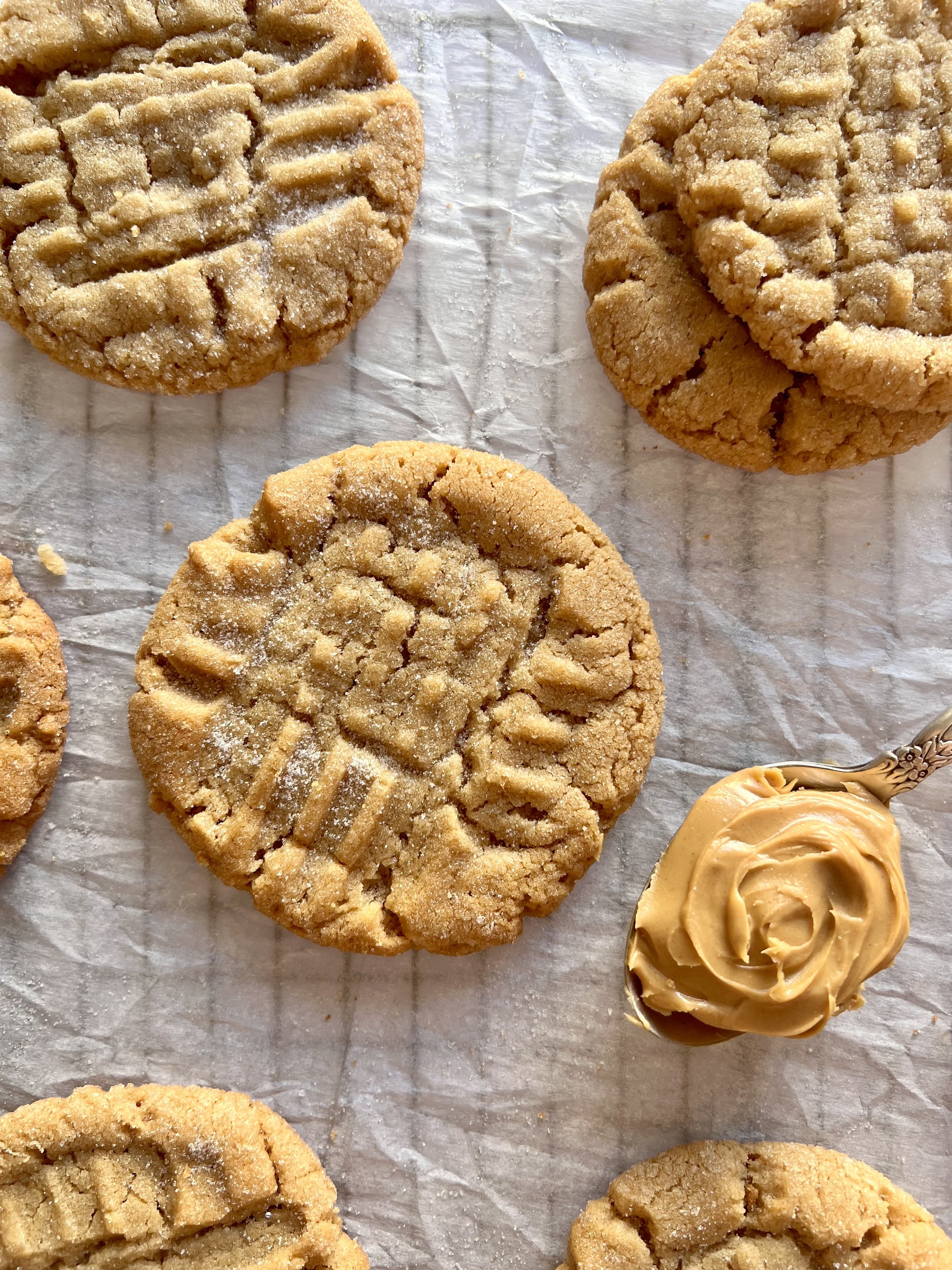 Grandma's Peanut Butter Cookies (soft and chewy) — Food With Tay