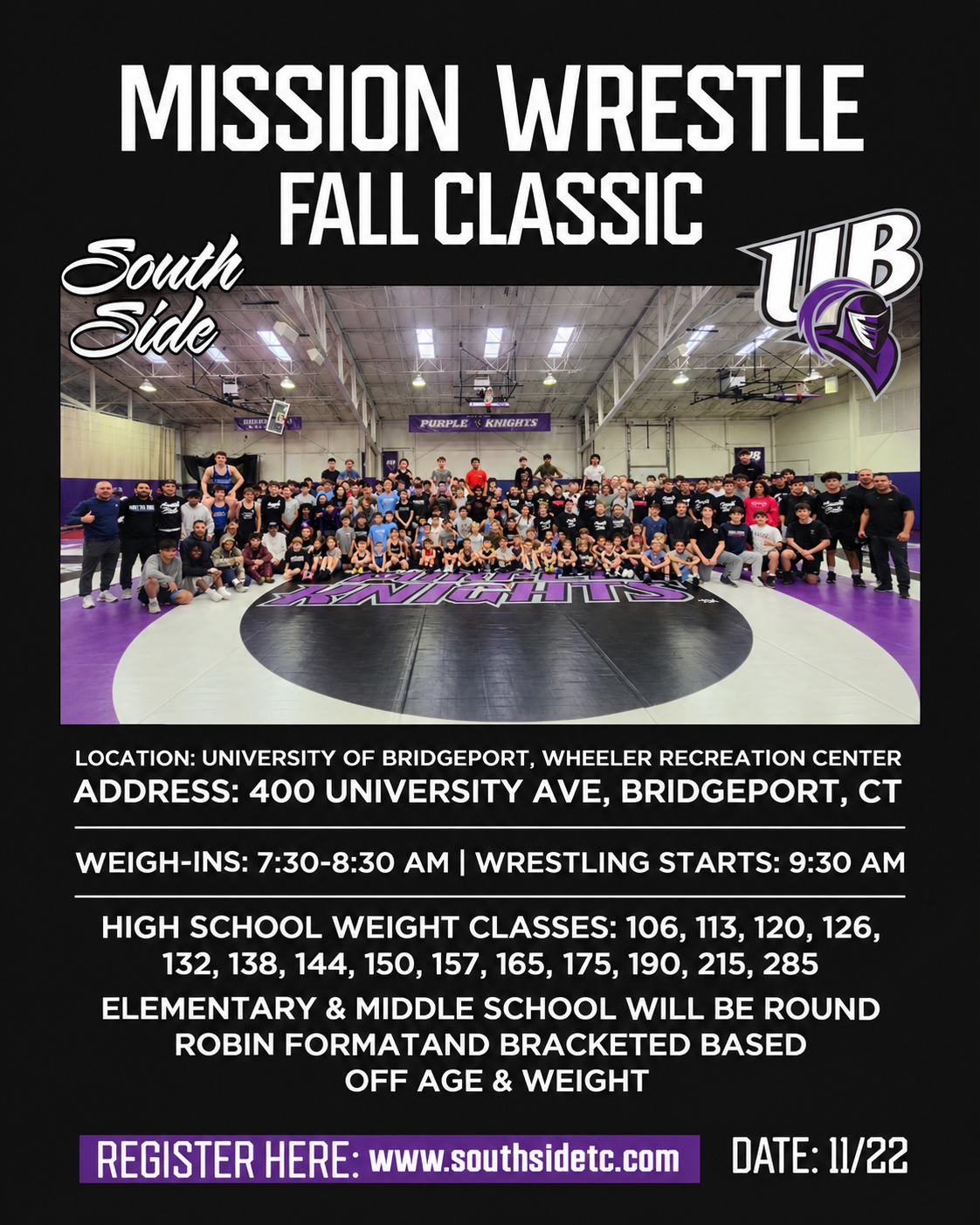 THE MISSION WRESTLE FALL CLASSIC