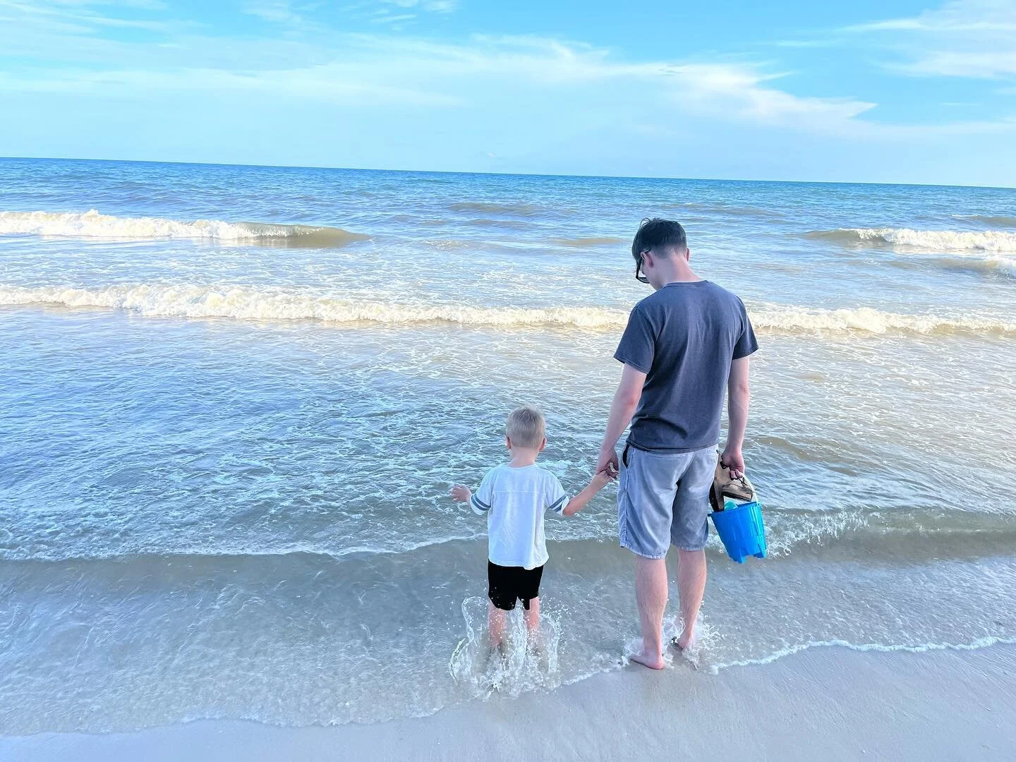 These two. Henry loves his daddy more than all the trains in the world. @kyleturco makes everyday tasks and schedules into something magical. He can make a sad day into a happy one just by walking in the room. He&rsquo;s got Hugs that heal scrapes an