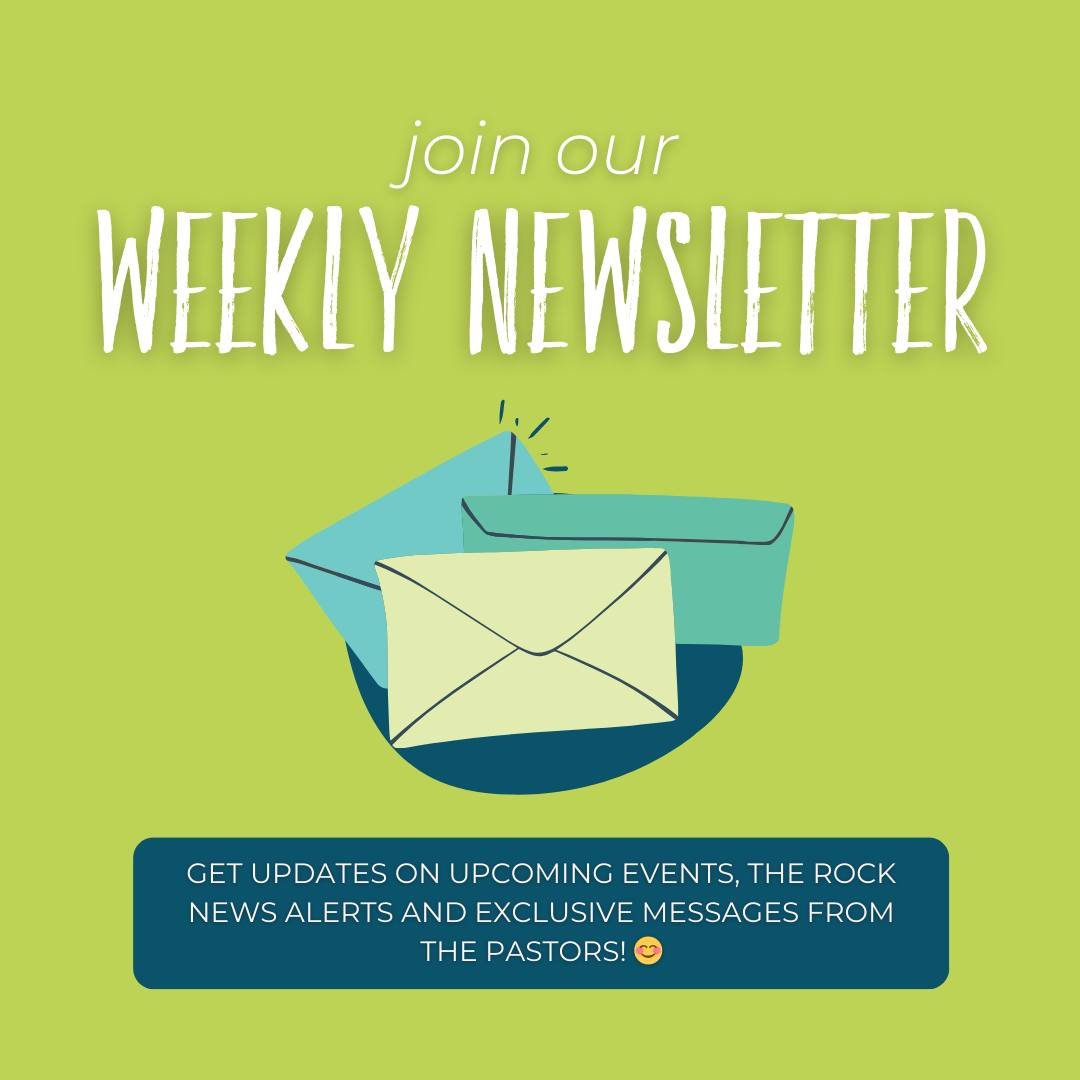 Did you know we have a weekly newsletter? 🤔🗞

Sign up for weekly updates on all things Rock Church 💚
Just scroll to the bottom of our homepage on our website and enter your email in the box under &quot;Rock Church Updates&quot; 😊👆 LINK IN BIO 
#