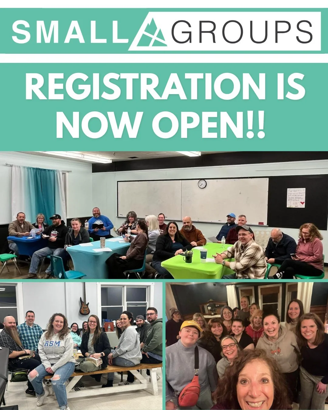 Have you been considering leading a small group? 💭

Small groups are an essential part of every Christian&rsquo;s life.  These are places where godly people come together to support and encourage each other.  It is a chance to connect and grow toget