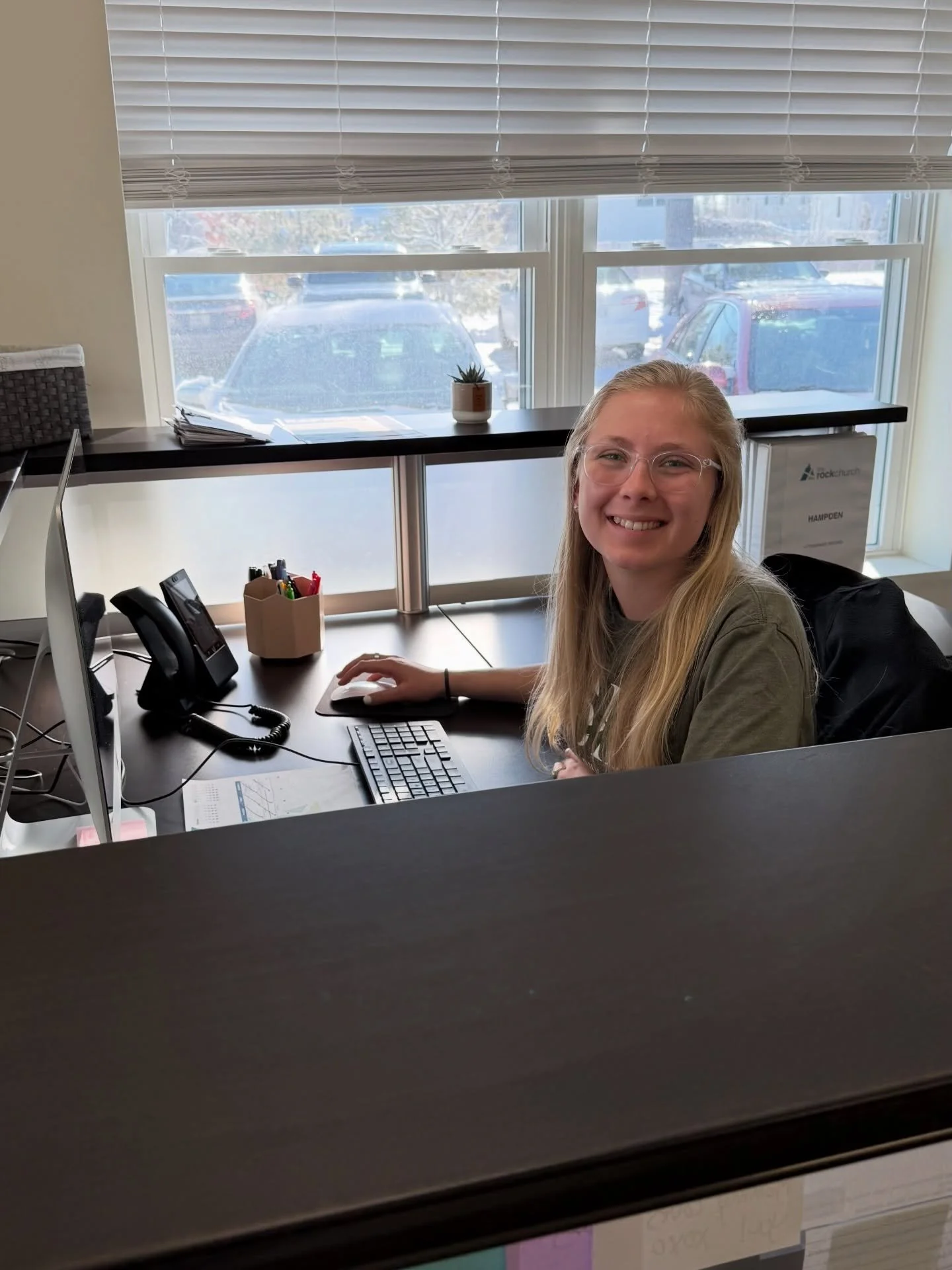 Just a few smiling faces around the office ☺️☀️ 

A lot of work goes on behind the scenes here at church during the week. But it helps when you are surrounded by wonderful people, who are working to serve God and glorify Him 🙌