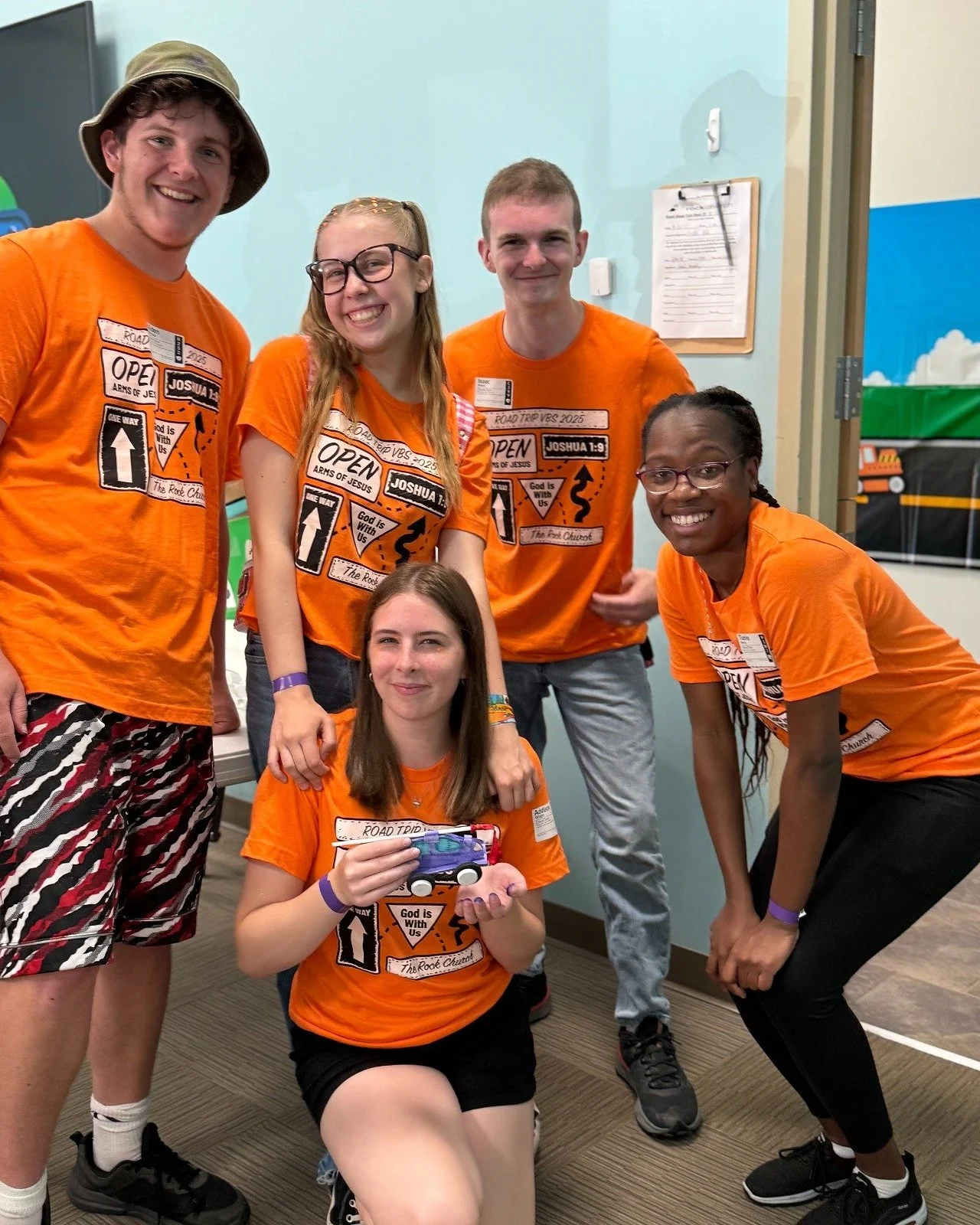 It's almost time for VBS!! 🎉 
We are getting so excited, and we can't wait to have a blast this summer with all our friends!! Don't forget to register your kid(s) before spots fill up ➡️ rockmaine.com/vbs 
👉 Open to ages 4-11 
👉 Volunteers ages 12
