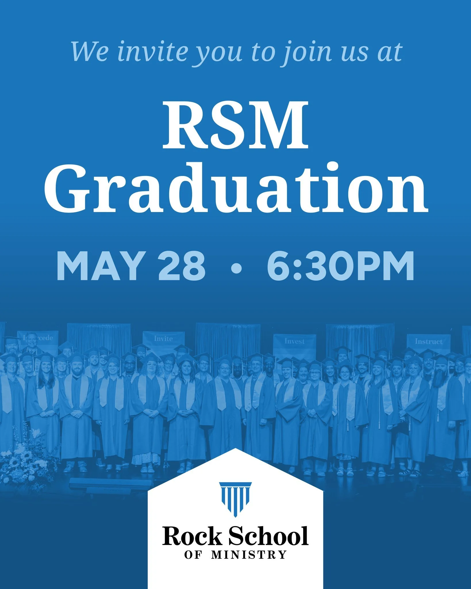 Tonight is the night!! 👏🎓 Please join us in celebrating our Rock School of Ministry graduating class of 2025 - 2026 !!

📍The Rock Church Bangor Campus 
⏰ Doors open at 6 PM
🎓 Ceremony begins at 6:30 PM 

See you there 👋