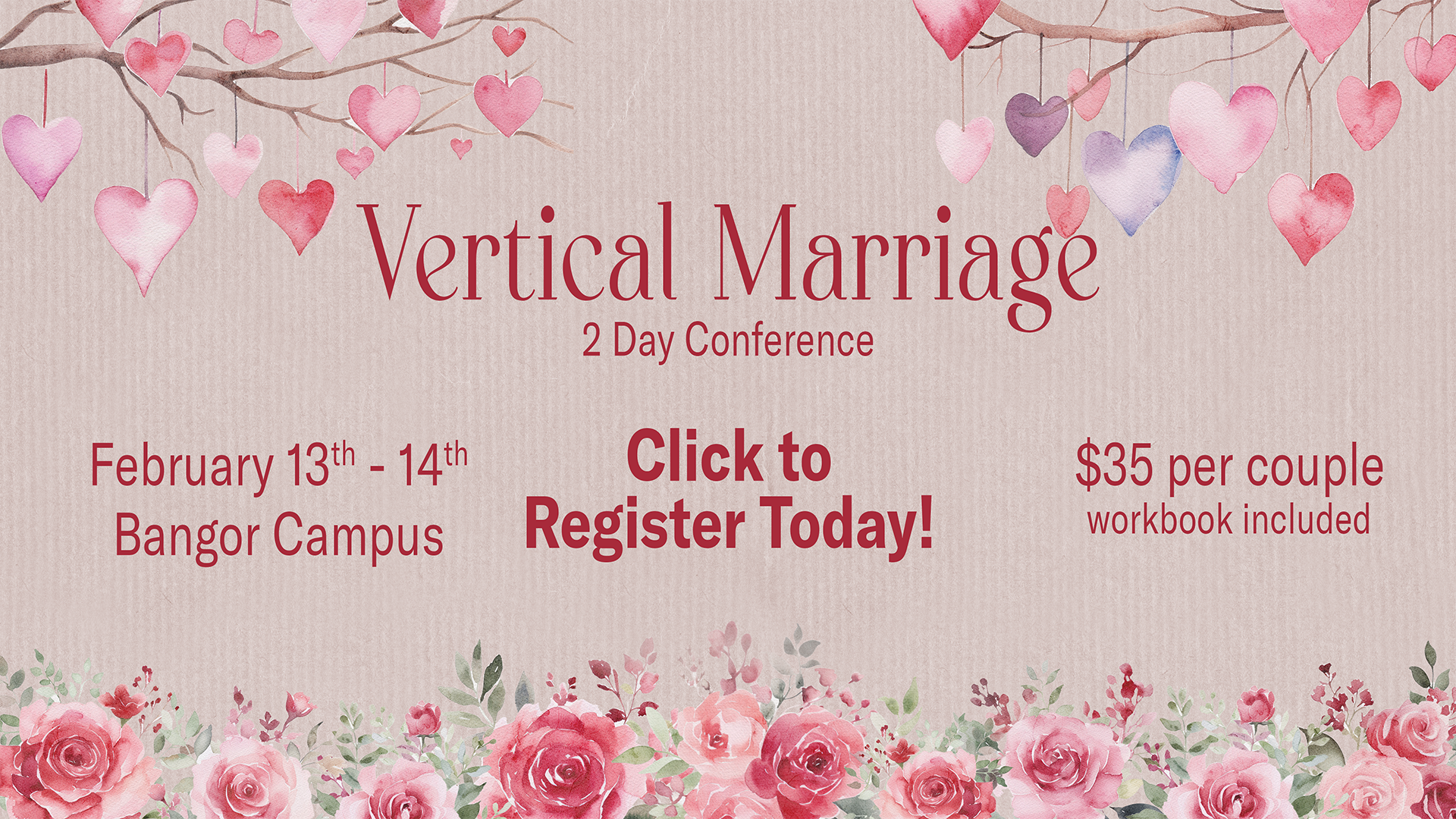 Vertical Marriage Conference at The Rock Chruch