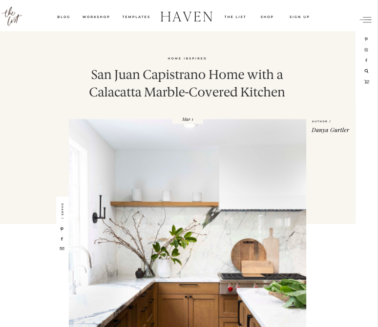 Featured on The Haven List