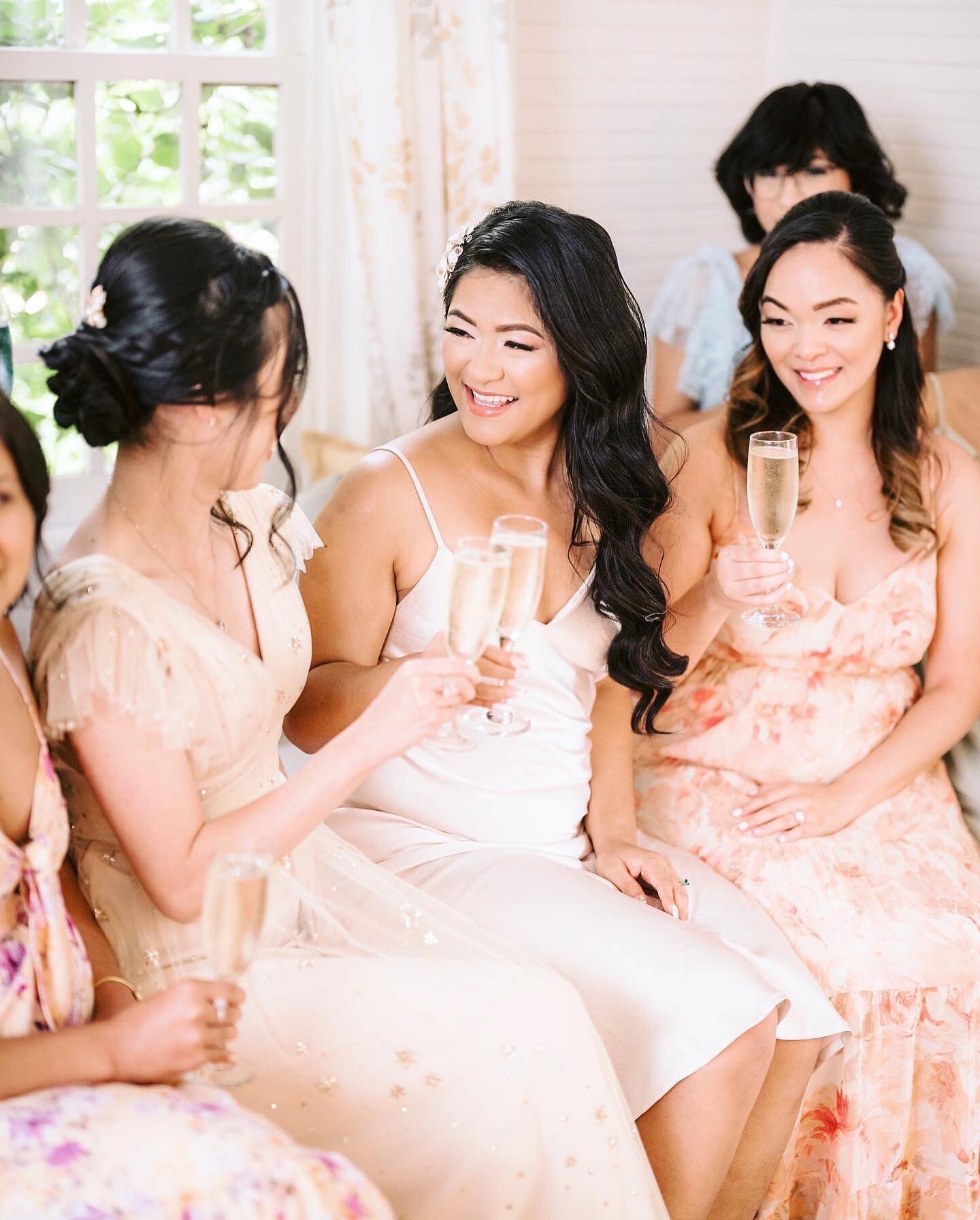 Getting ready before a wedding is the time to think about all the details, but it also can be a time to have fun with photography&hellip; savor that downtime, and open a bottle of Prosecco while lounging in pajamas with friends. Not a bad way to star