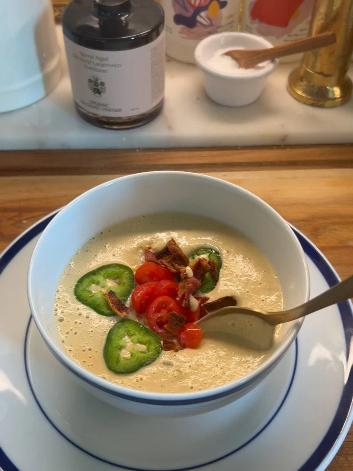 Summer corn chowder inspired by Chef @sethboylan 🌽

10/10 ⭐️

#mybrilliantlifestyle #foodie #chefinspired #cornchowder #summer