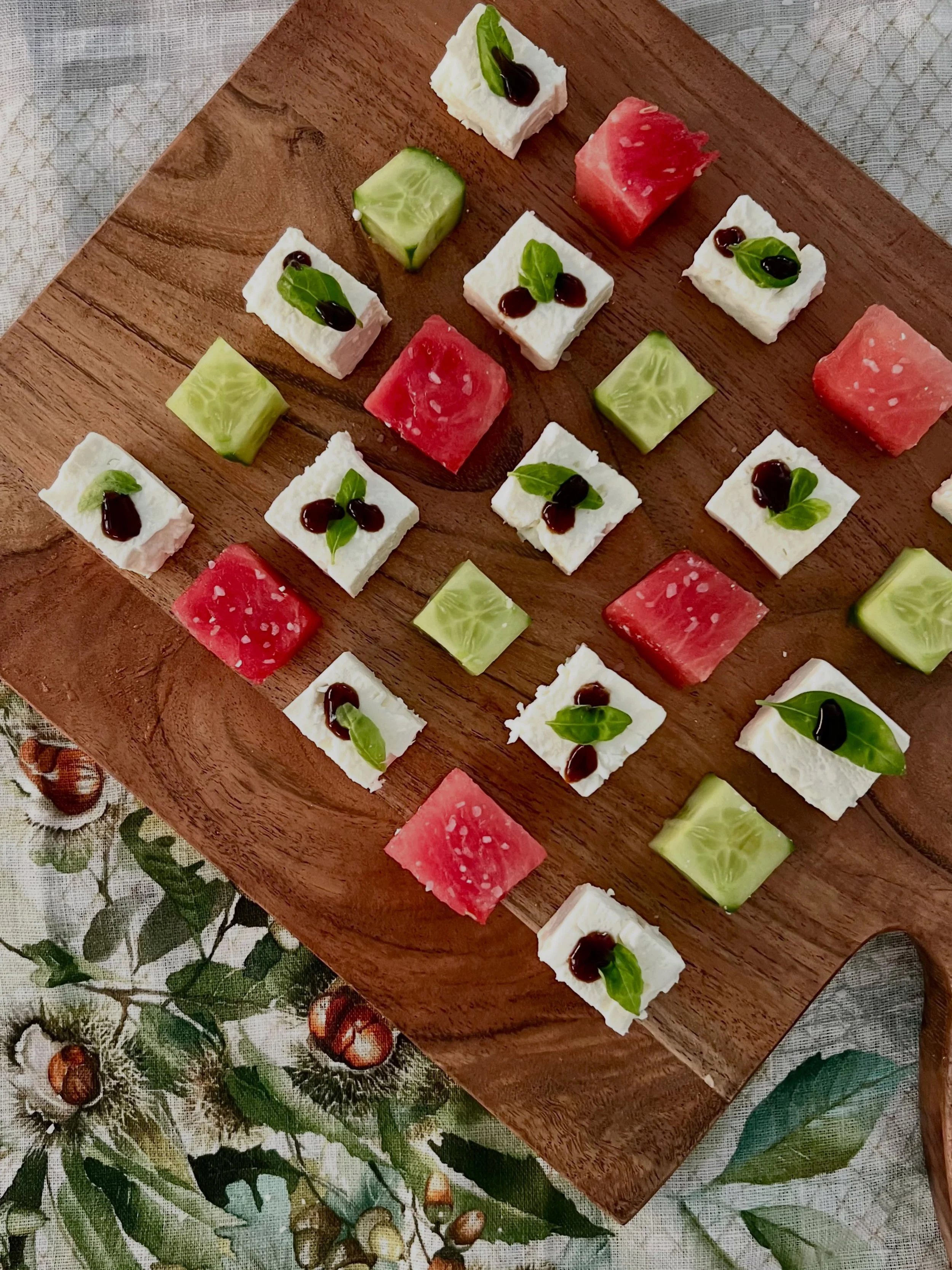 Summer F&ecirc;te &hellip; Feta, Watermelon, and Cucumber. 🥒 🍉 

#MyBrilliantLifestyle #Foodie #Summer #Entertaining #Style