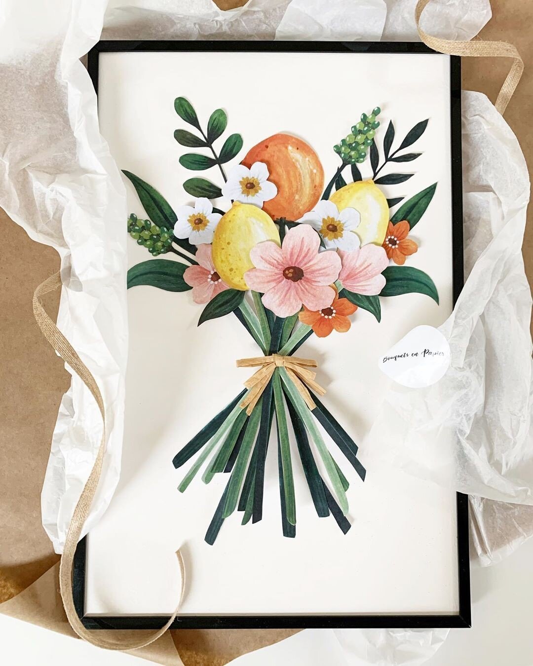 Today's featured artist is the brilliant Hara Chung @bouquetsenpapier.

Hara creates unique handcrafted flower prints. Hara states, &ldquo;My mom used to always say &lsquo;Flowers die from the moment you pick them.&rsquo; That phrase has stayed with 