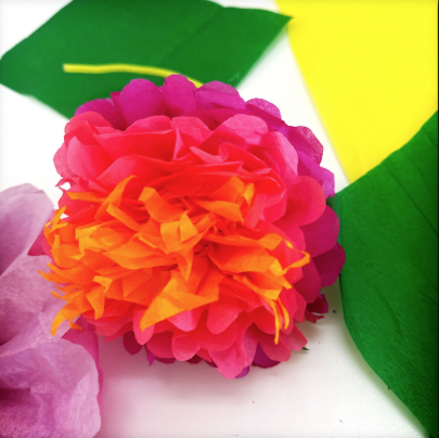 Free Art Workshop @ Google Visitor Experience: Mexican Tissue Paper Flower