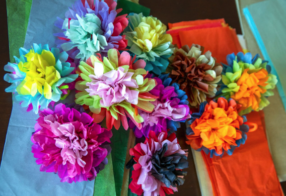 Free Community Art Workshop @Google Visitor Center: Mexican Tissue Paper Flowers