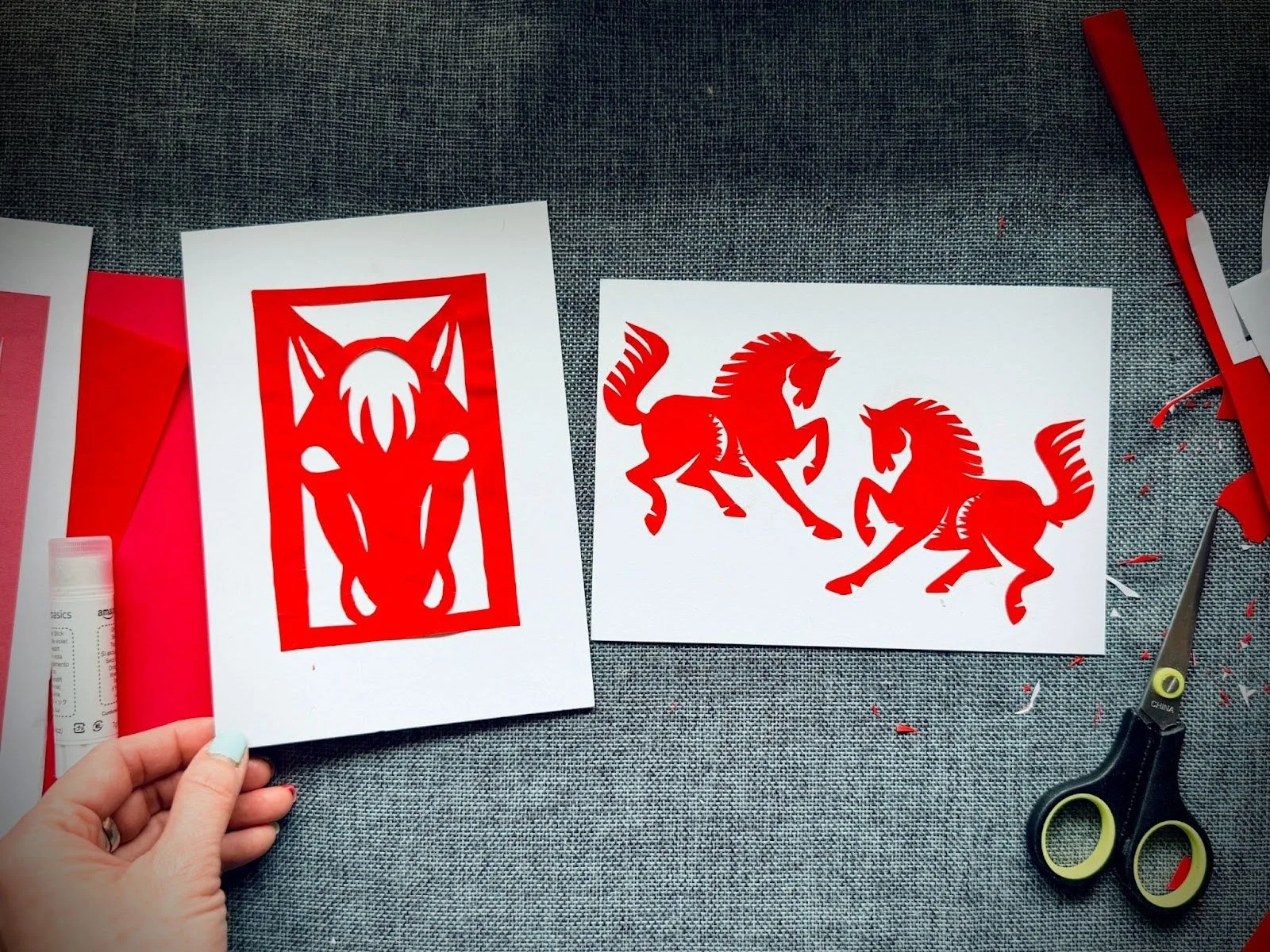 Paper Cutting Year of the Horse
