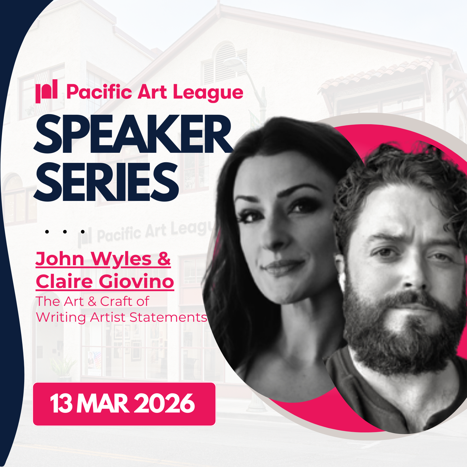 PAL Speaker Series: The Art & Craft of Writing Artist Statements