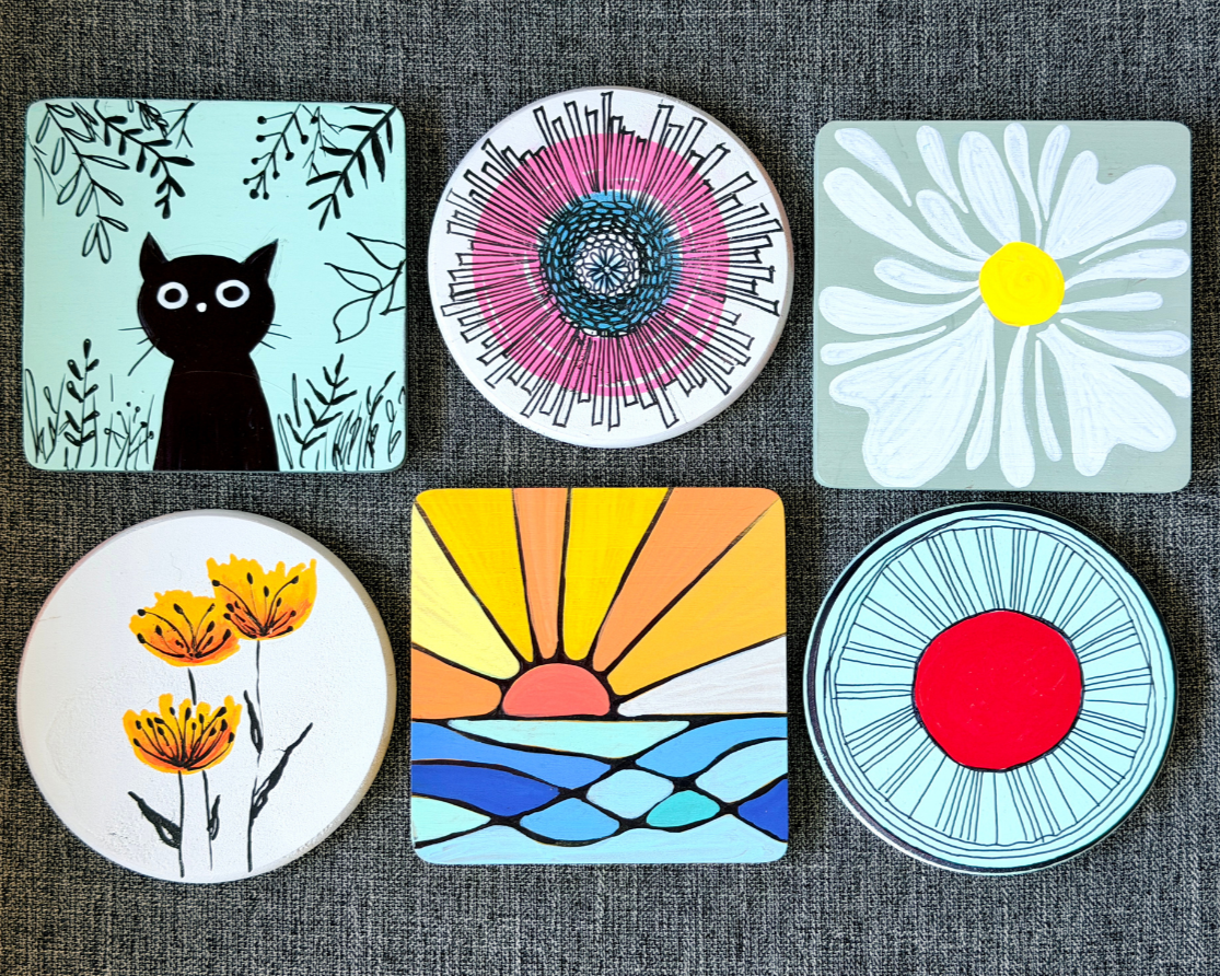 Drink Coaster Painting