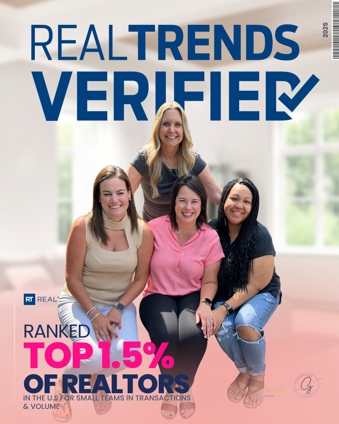Ginger Walker & Give Back Team Rank Among Top 1.5% of Realtors ...