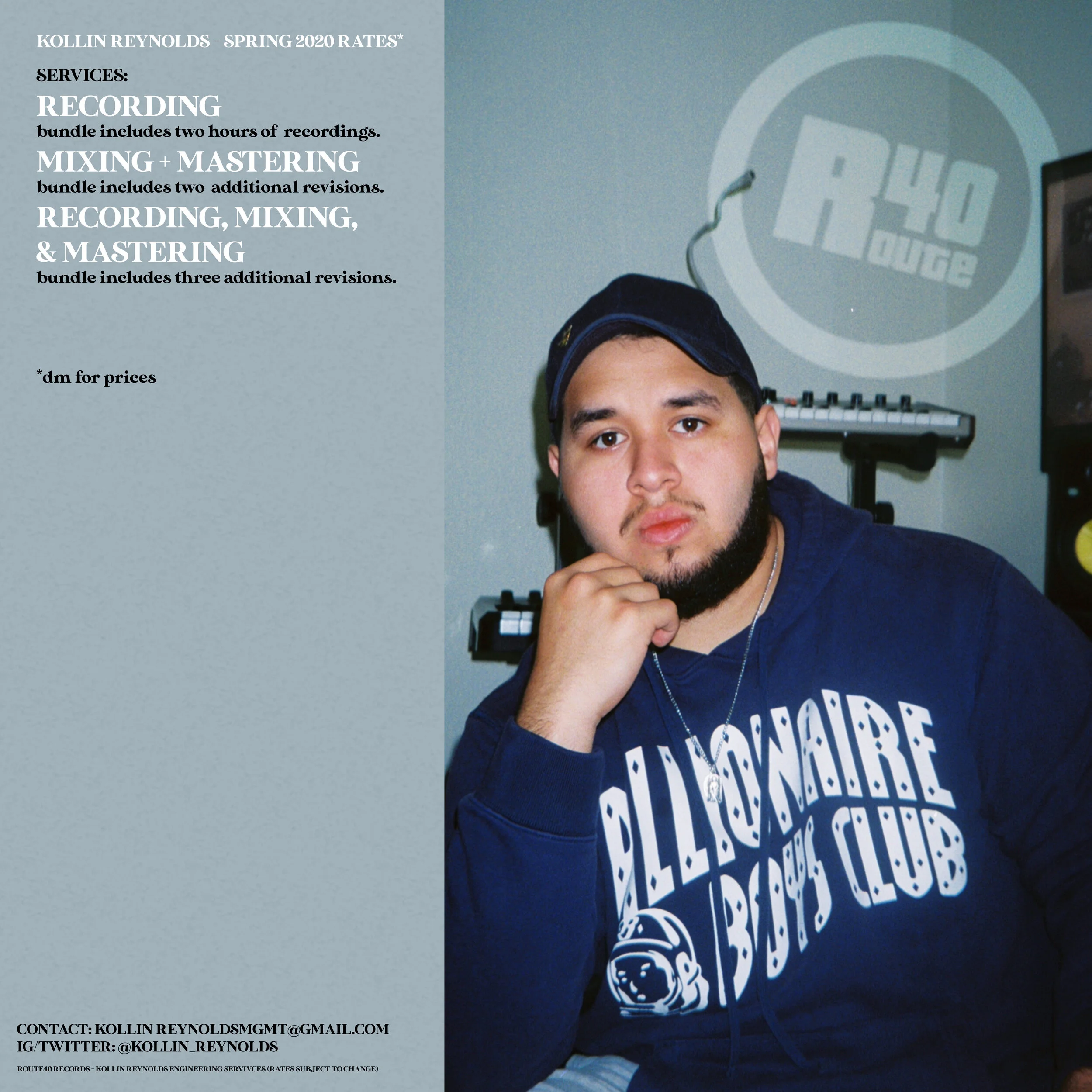 Mixing/Mastering Flyer - March 2020