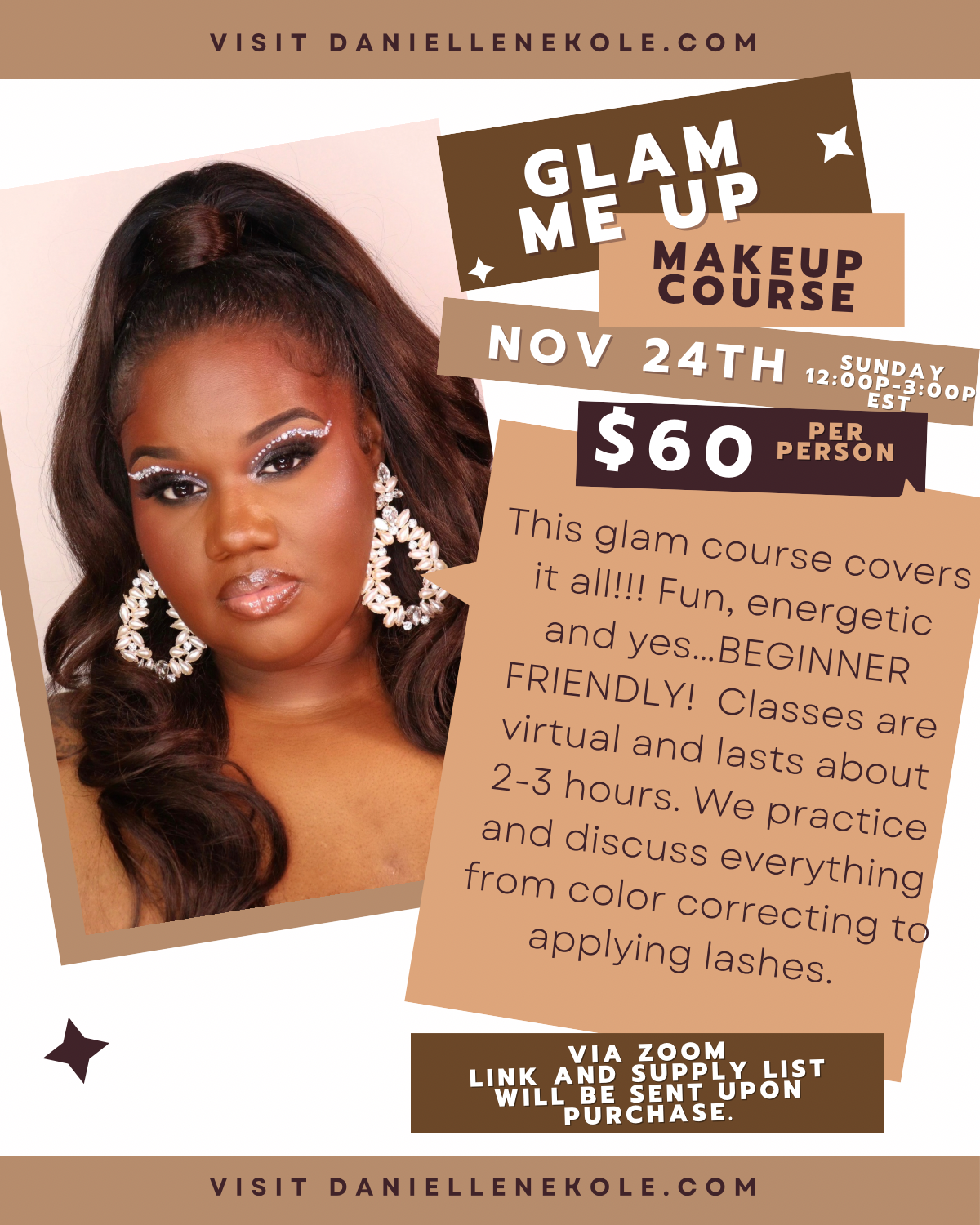 Glam Me Up Makeup Course (Group) (NOV 24)
