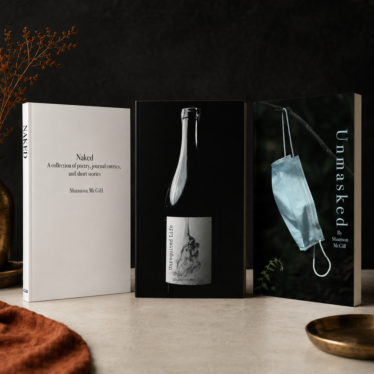 The Poetry Collection: Three Autographed Paperbacks