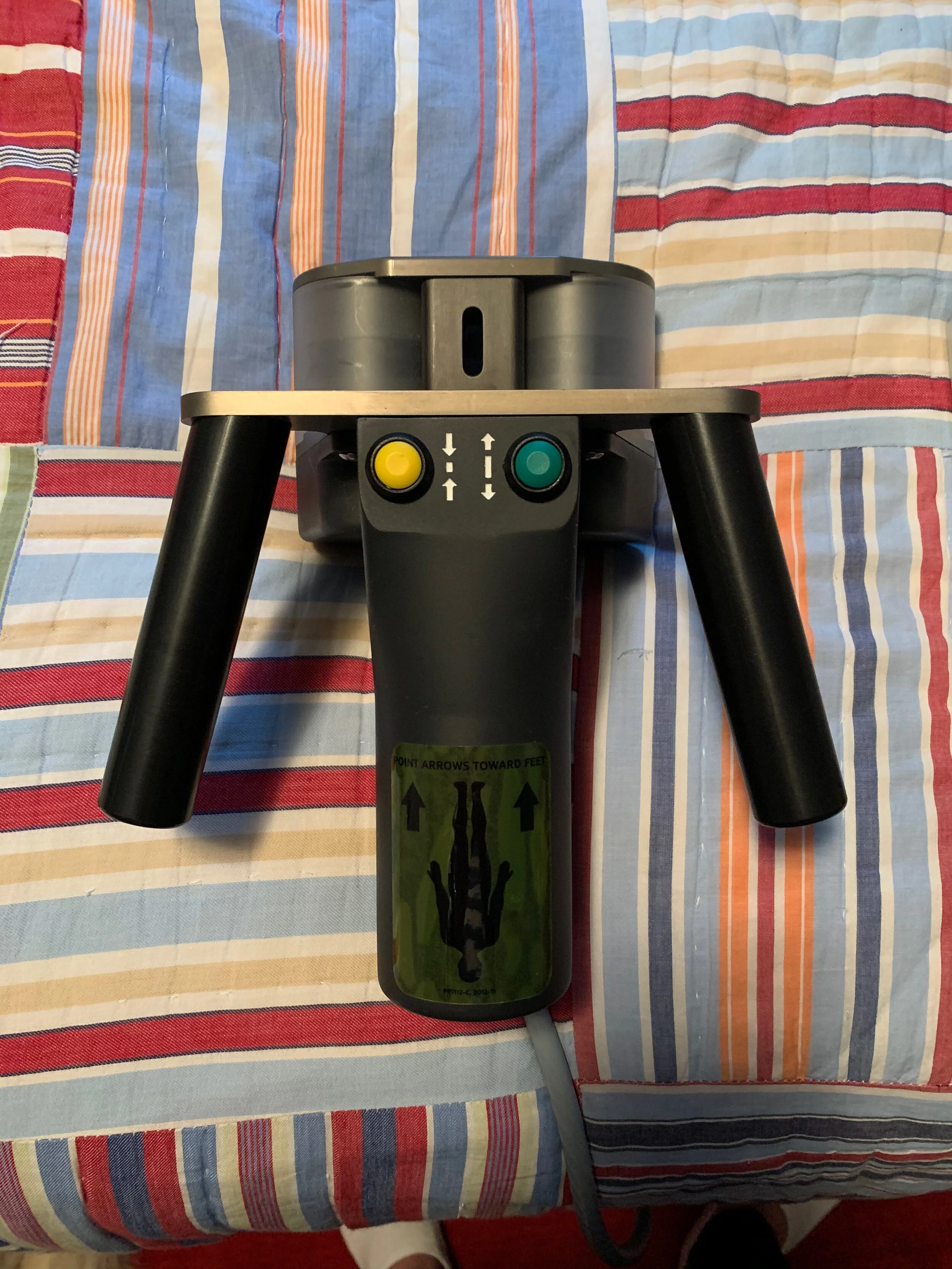 The hand-held device. 