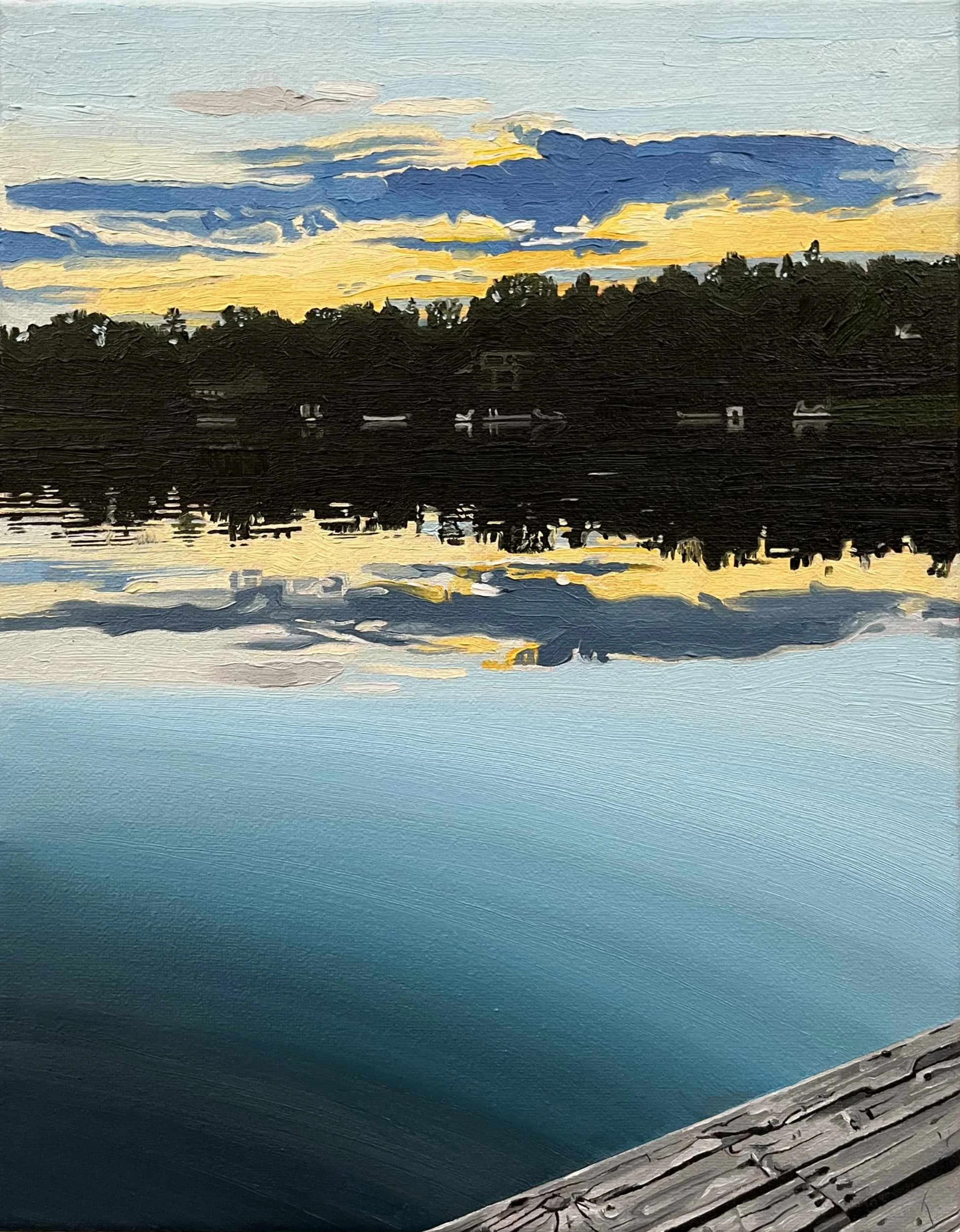 On The Lake No. 2 - 14" x 11" - 2023