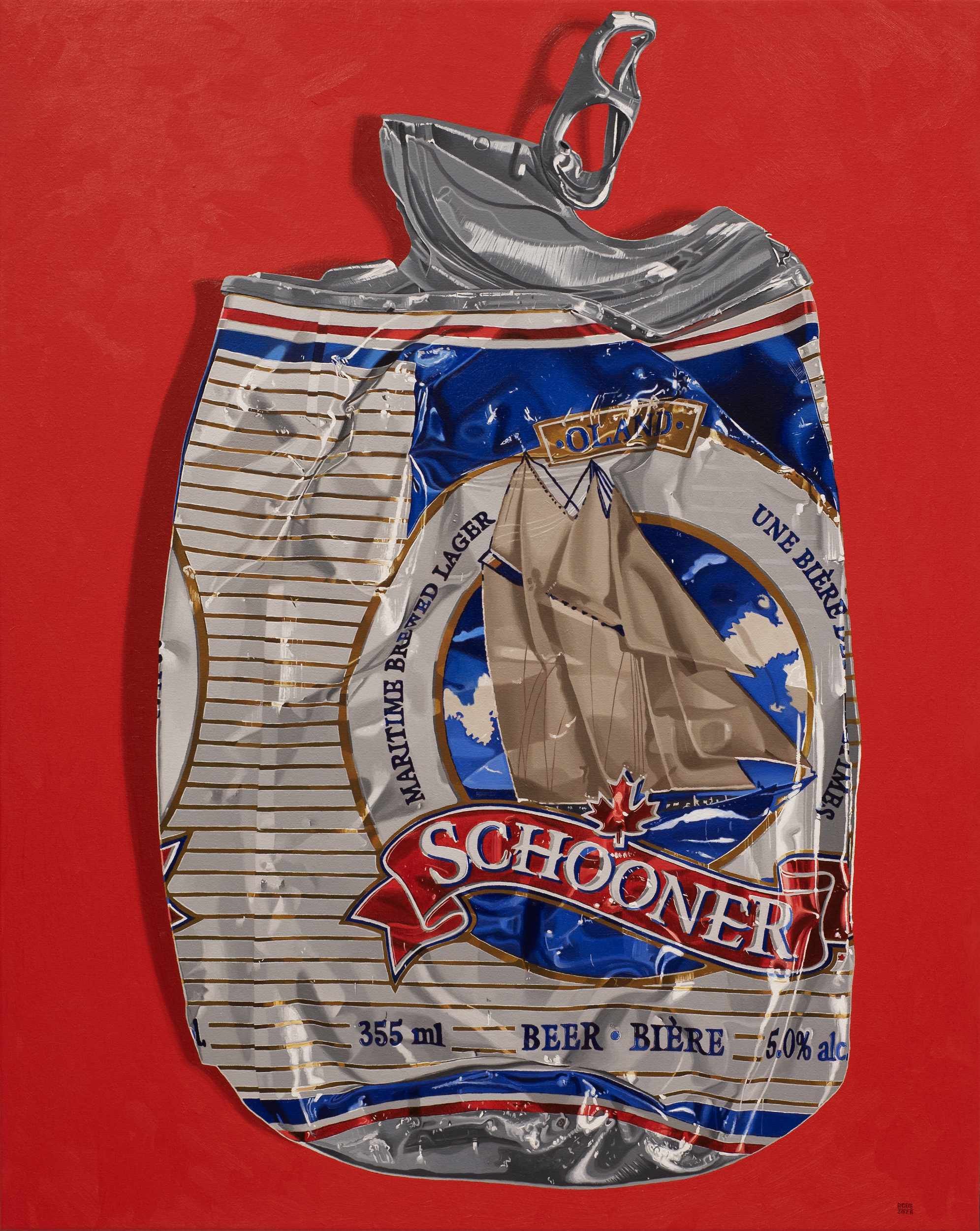Crushed Schooner - 30" x 24" - 2026