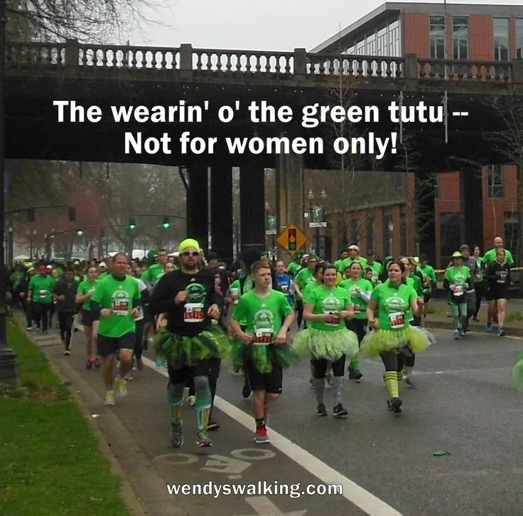Tutu Construction for Shamrock Run