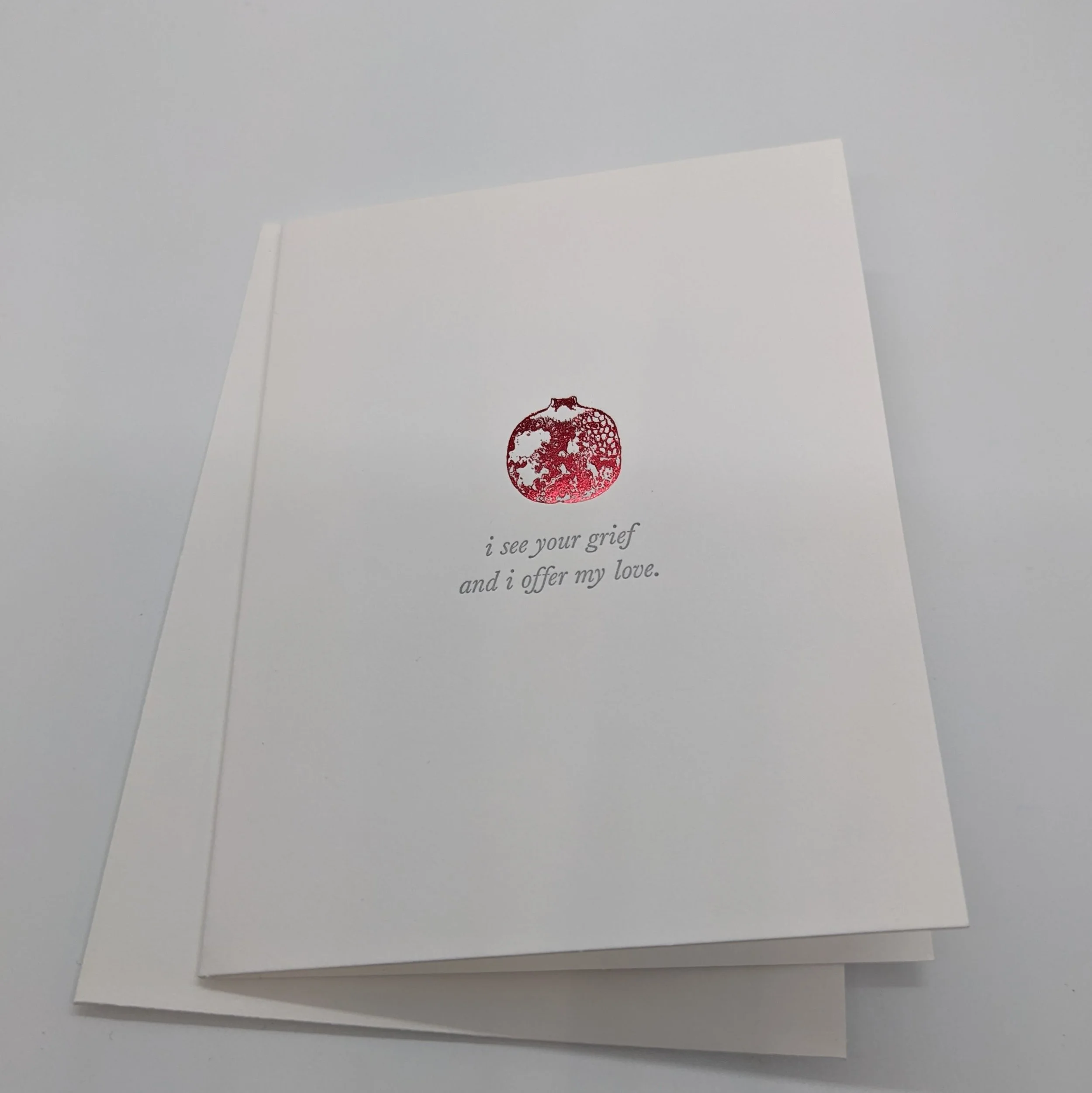 i see your grief - Card - Nicole Manganelli