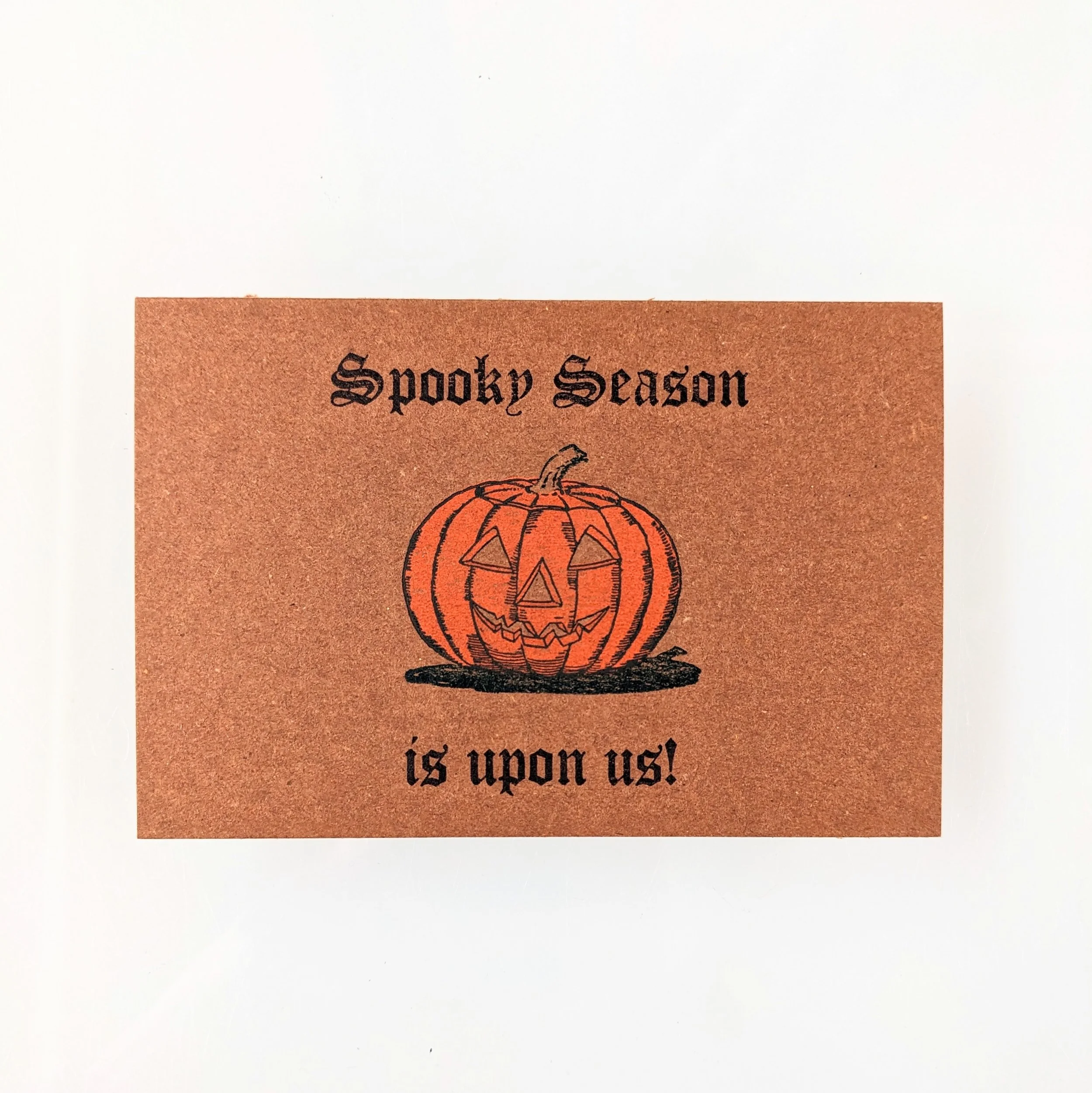 Jack-O-Lantern Postcard - Rachel Kobasa