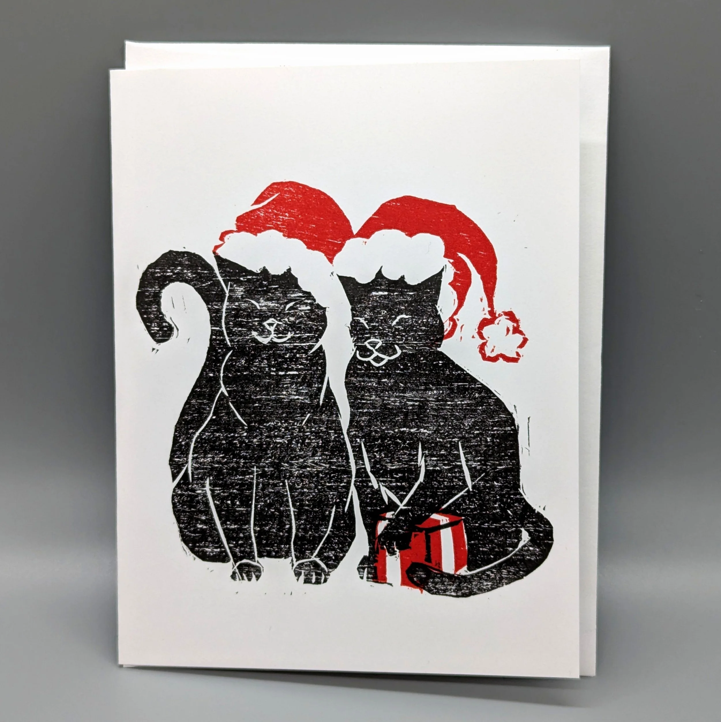 Santa Cats Card - Jaime Wing