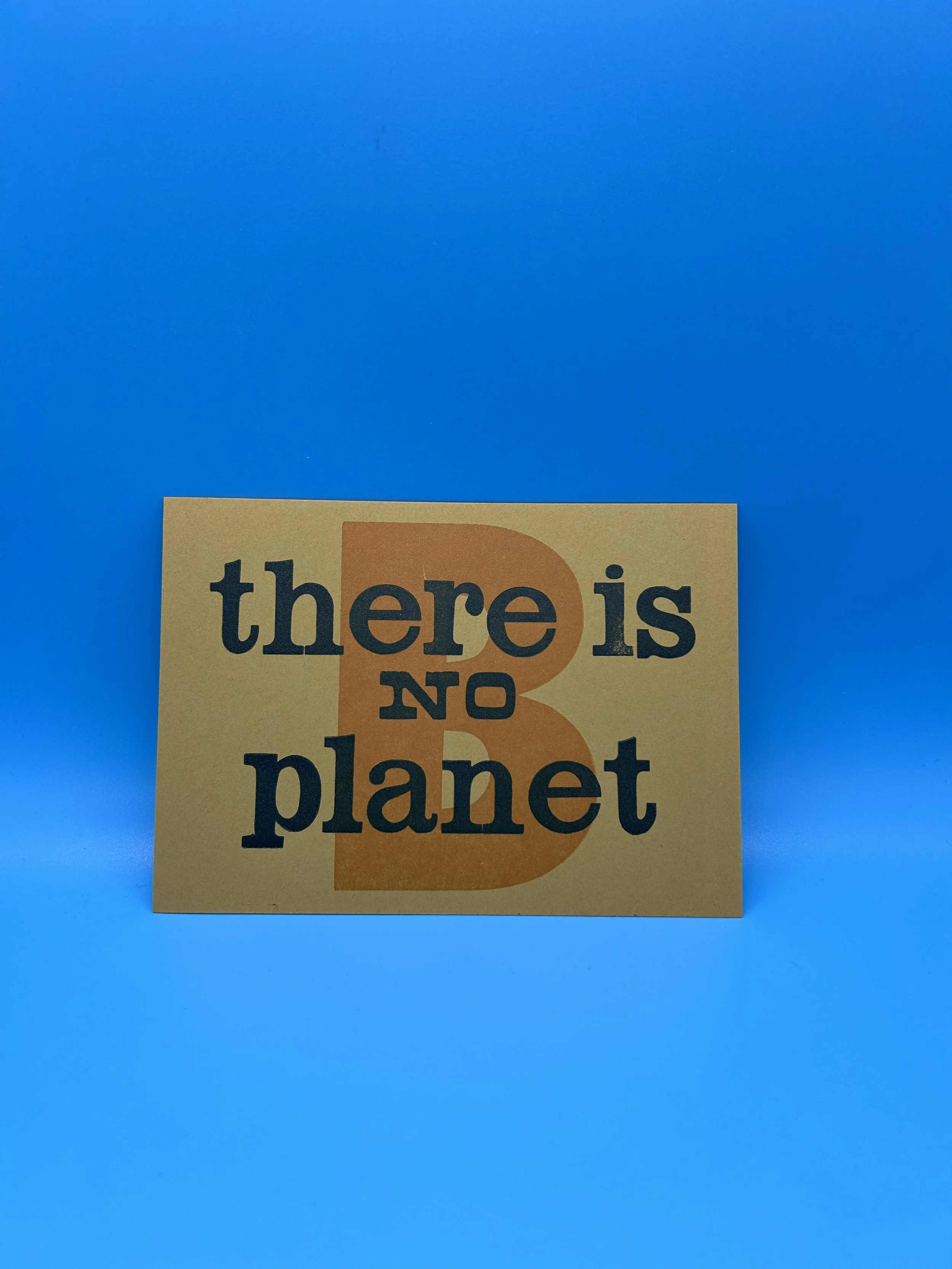 There Is No Planet B - Printers Without Margins