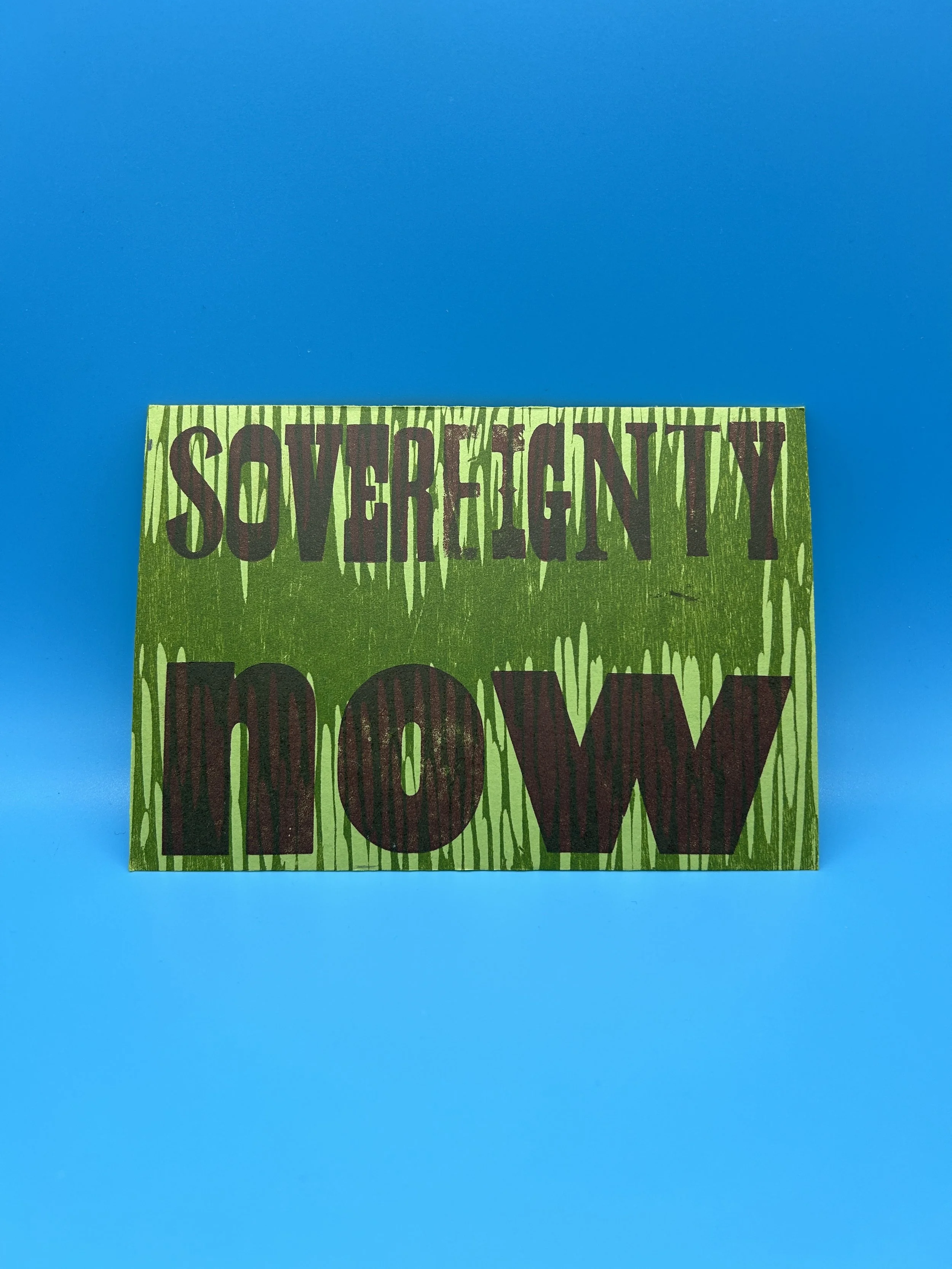 Sovereignty Now  - Printers Without Margins