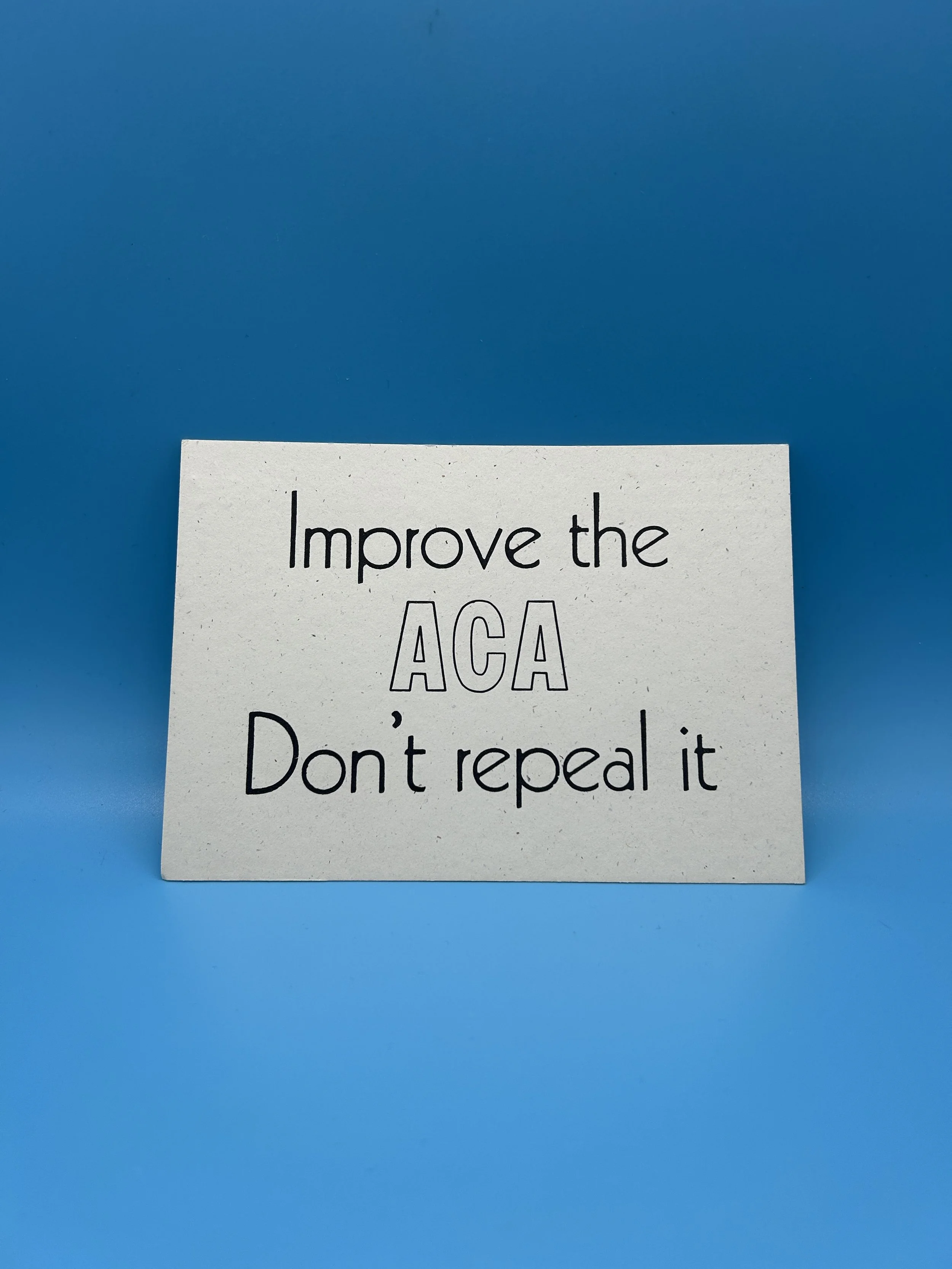 Improve the ACA  - Printers Without Margins