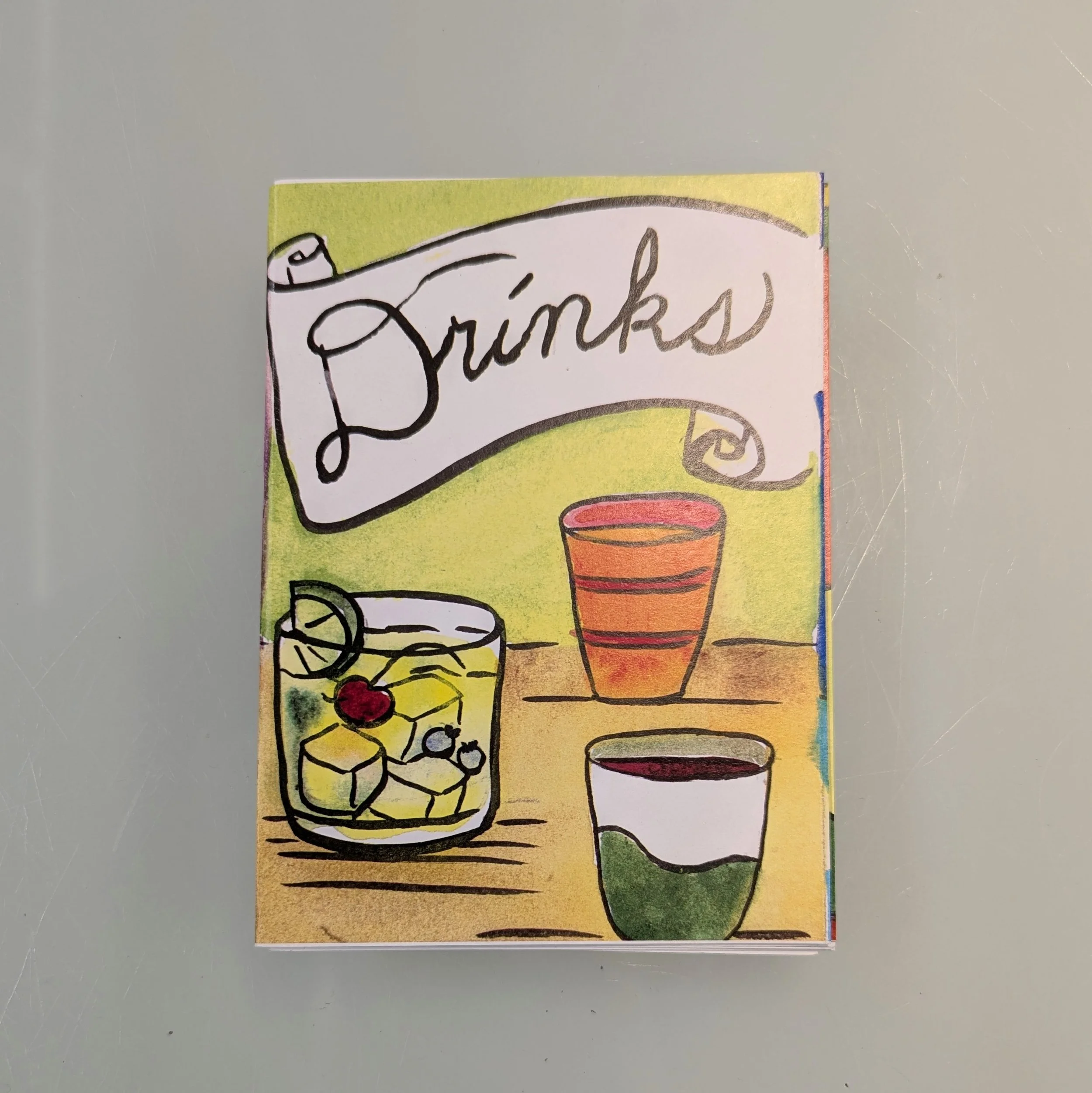 Drinks - Zine - Kristy Cunnane
