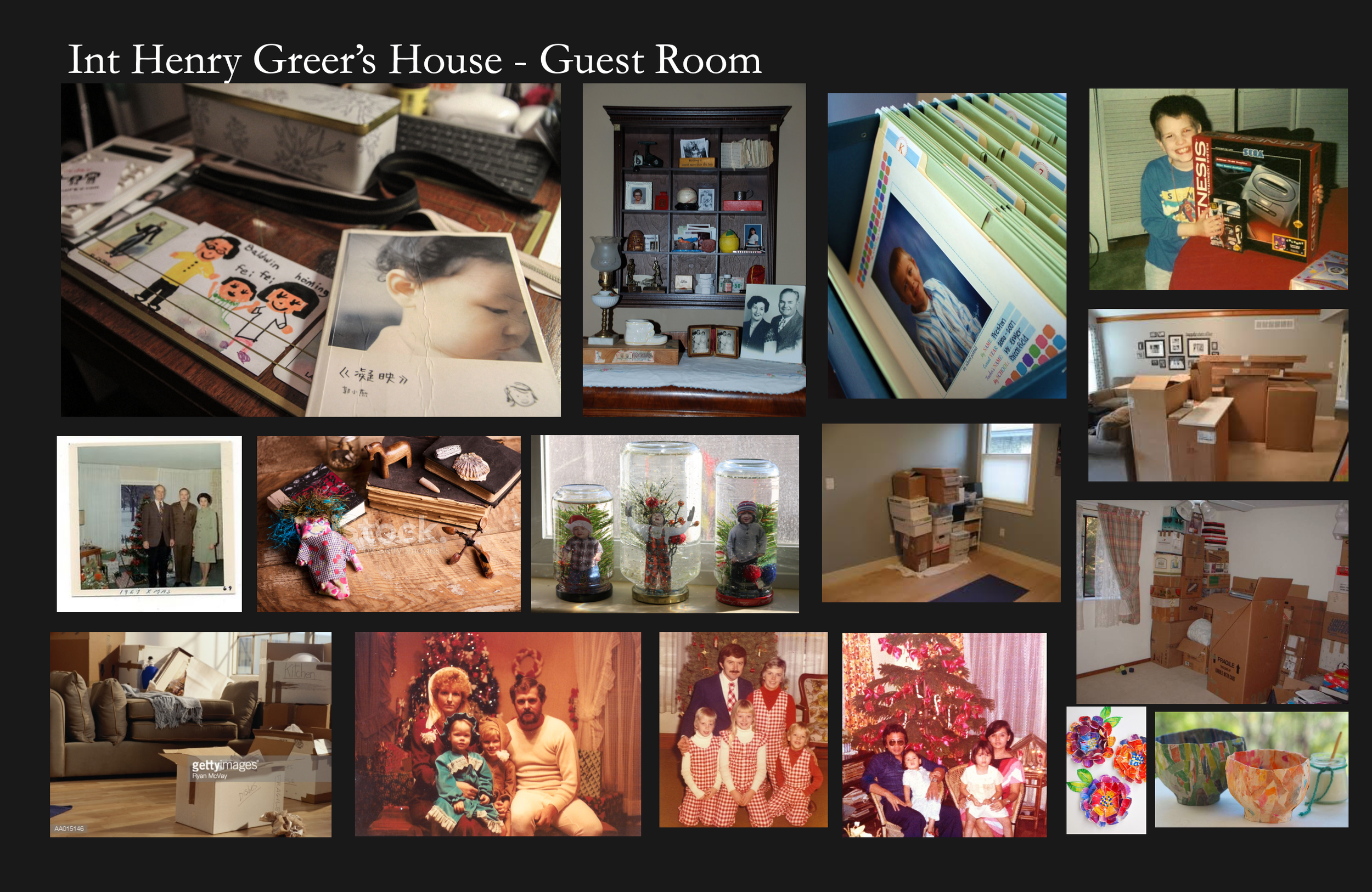 Mood Board - Int Henry Greer's House - Guest Room