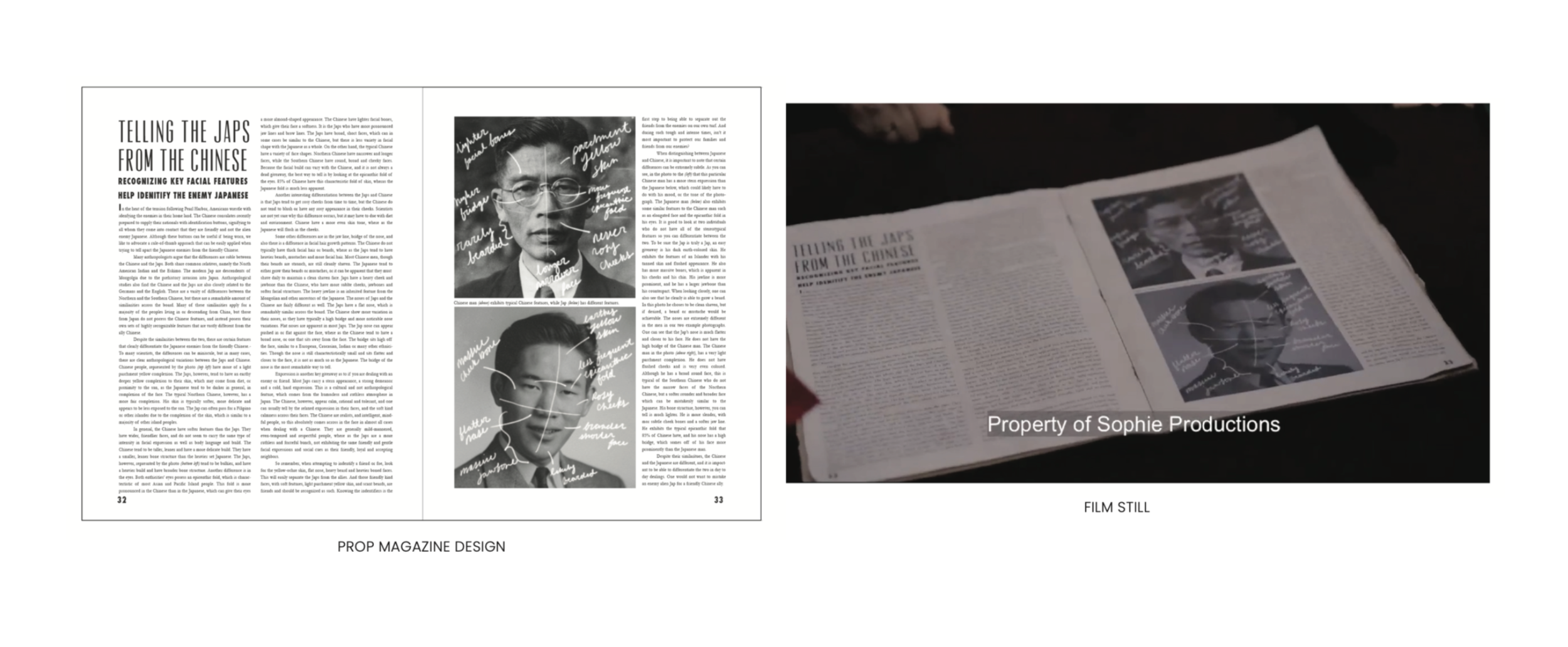 SOPHIE AND THE RISING SUN: Period Hero Magazine Pages