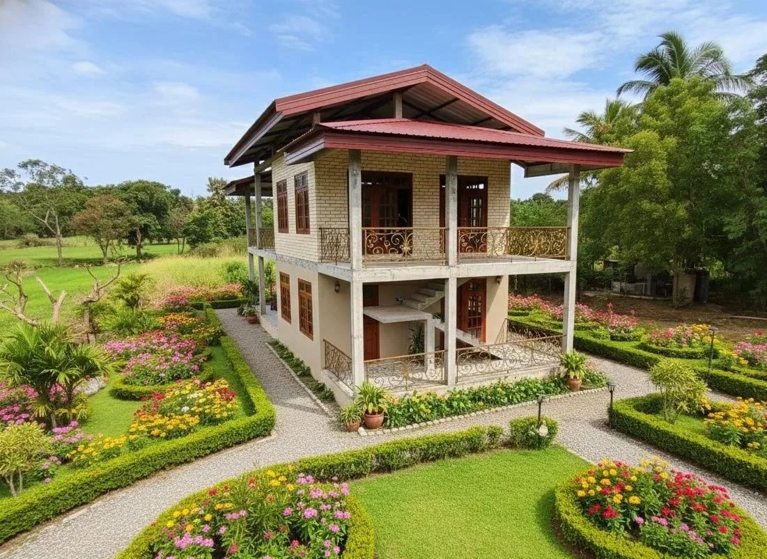 Dhamma Arana - Construction plan 3D.