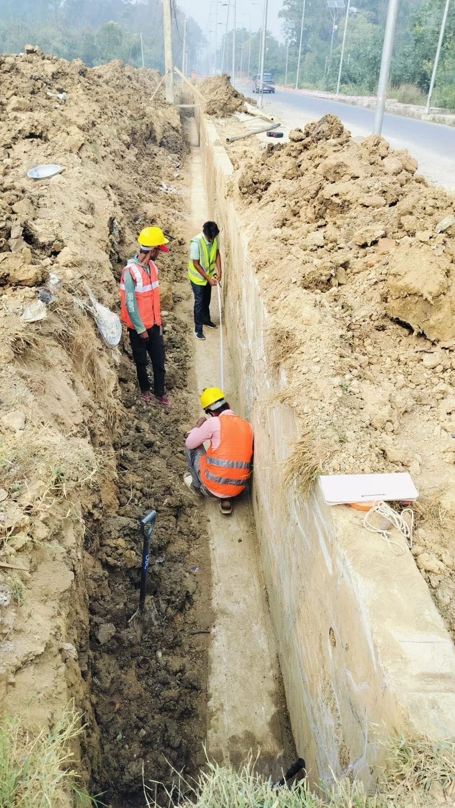 Initial construction stages, November 2024