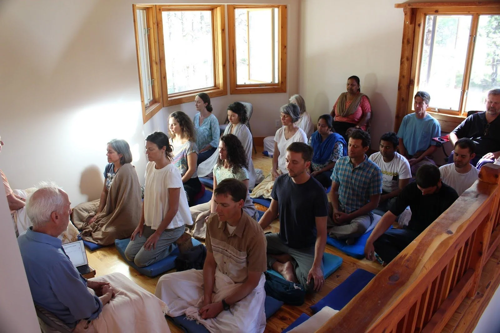 Inaugural group sitting.