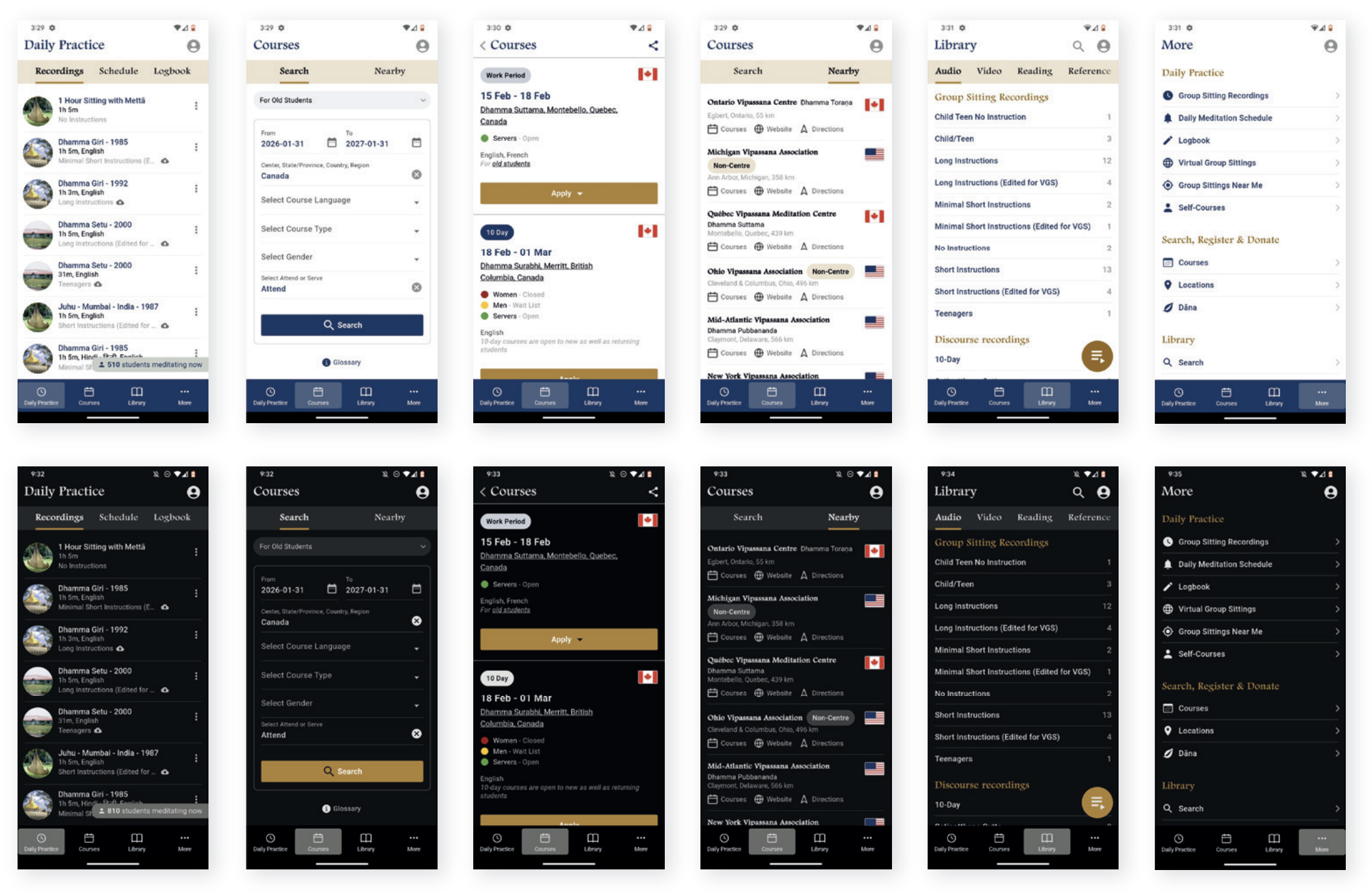 Dhamma.org mobile app