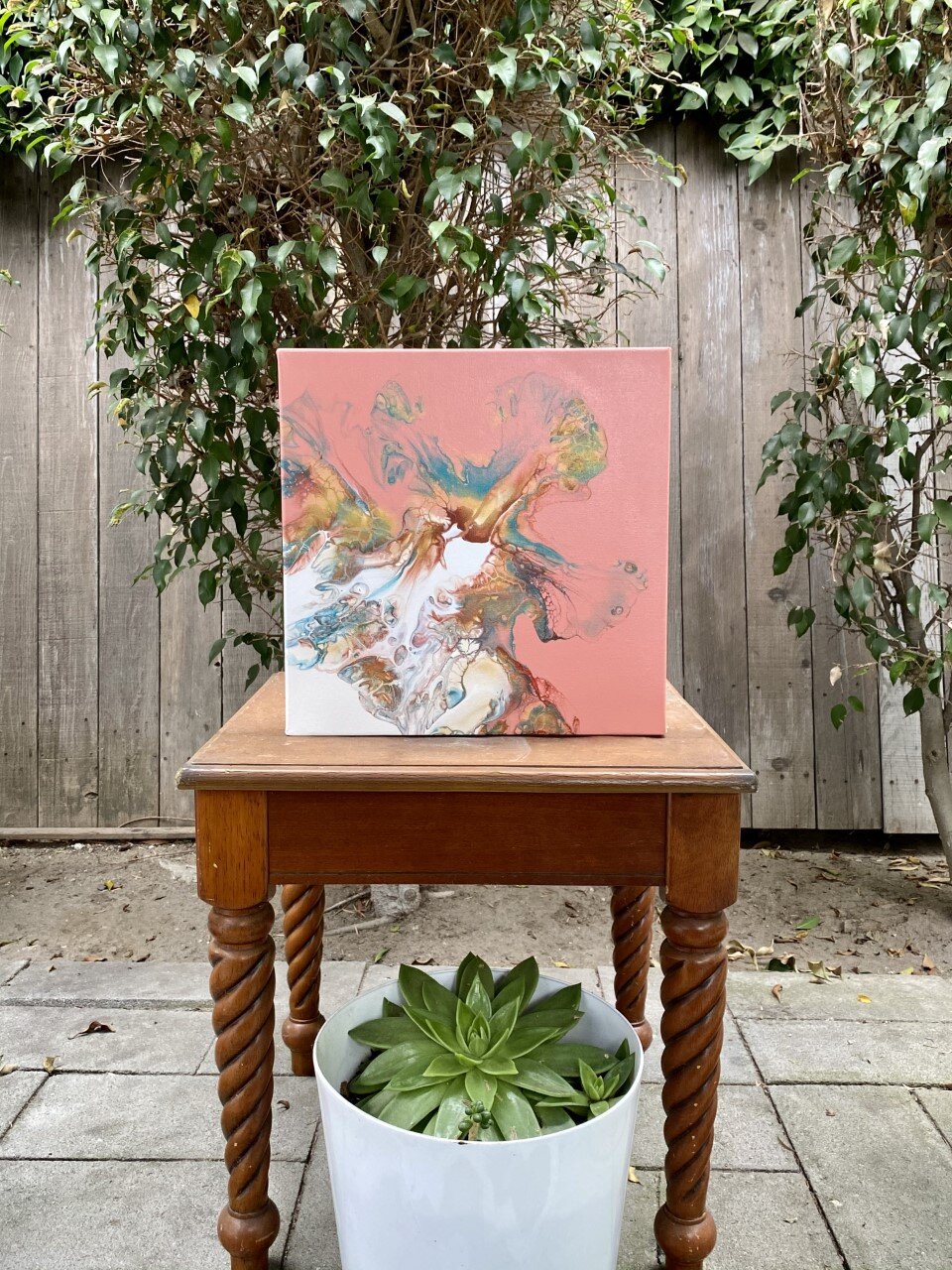 Tickled Peach 16x16 Dutch