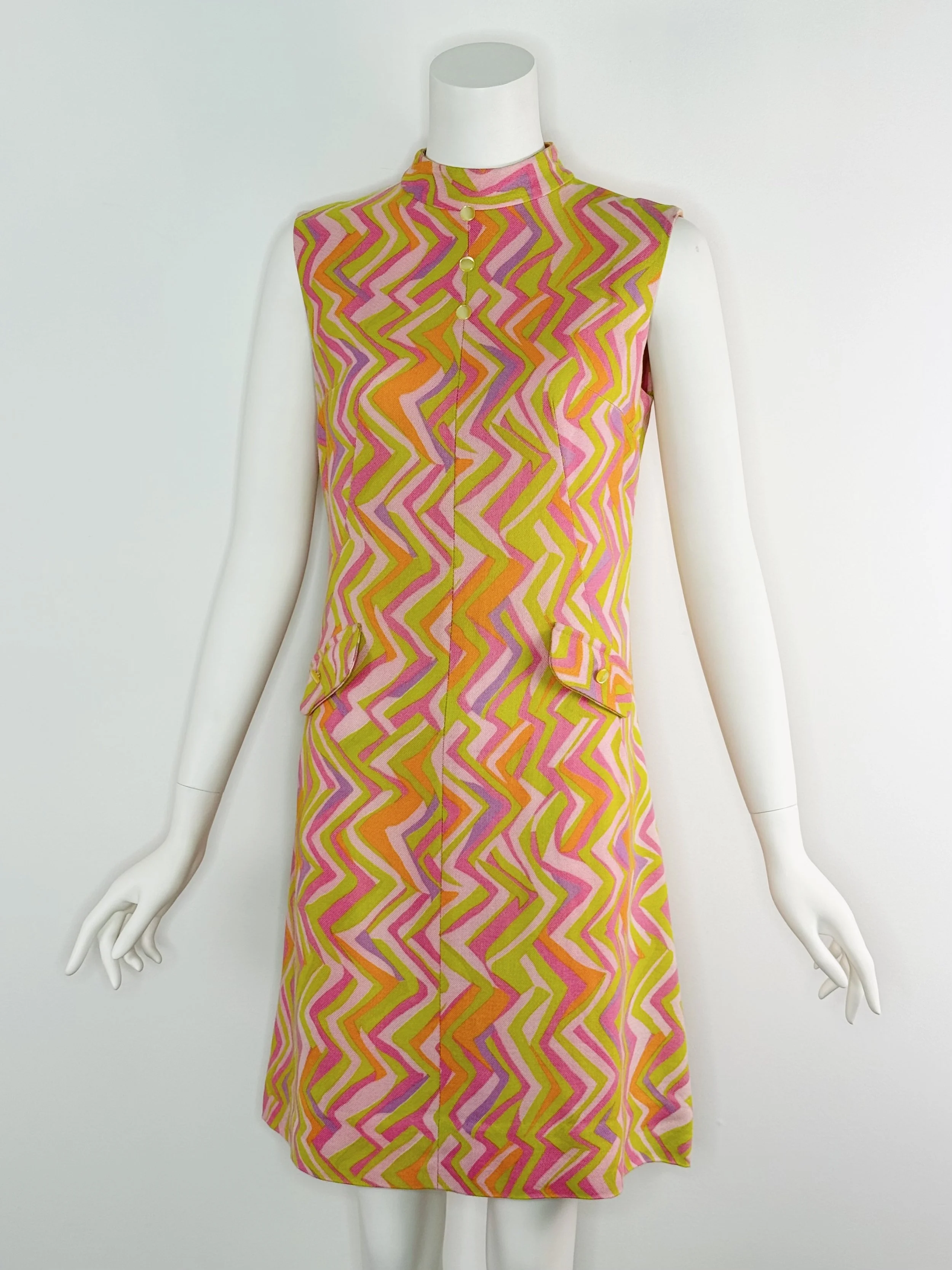 1960s mod shift dress