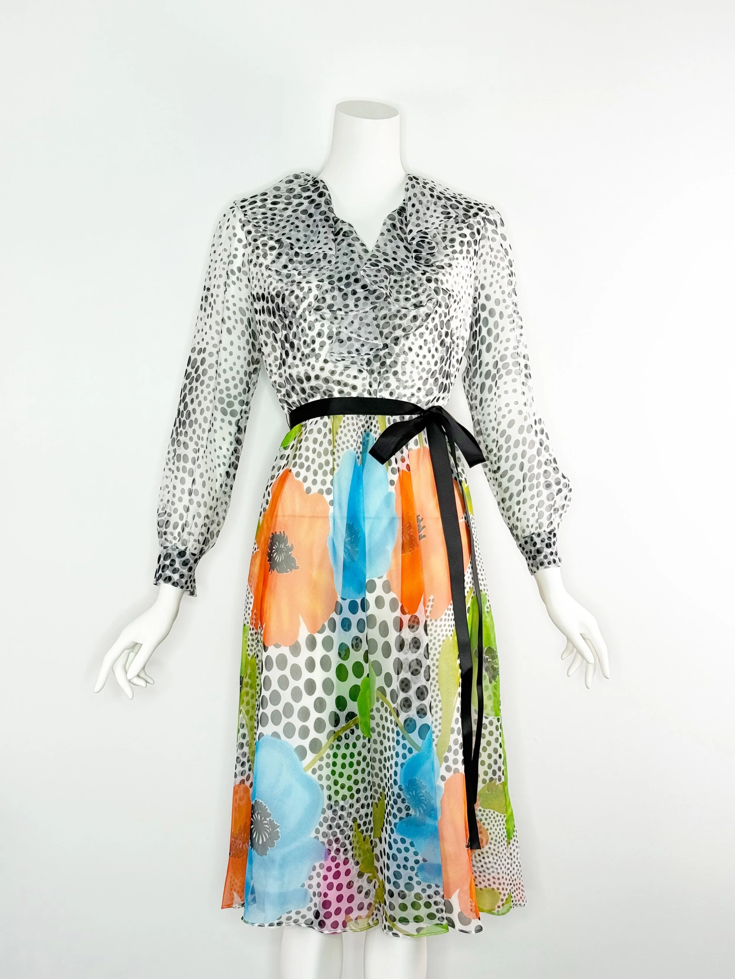 1970s floral Jack Bryan dress