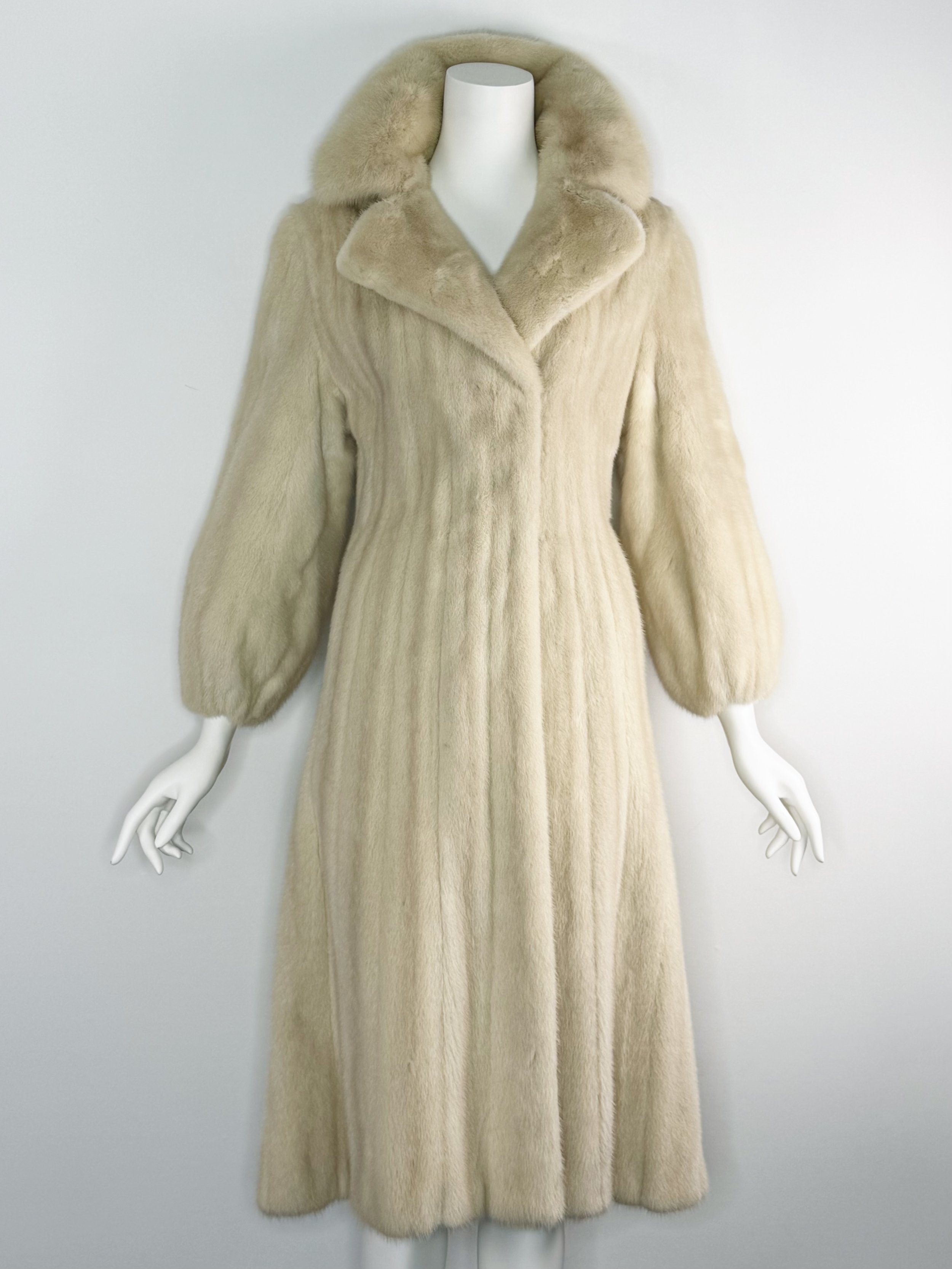 1970s full length tourmaline mink coat