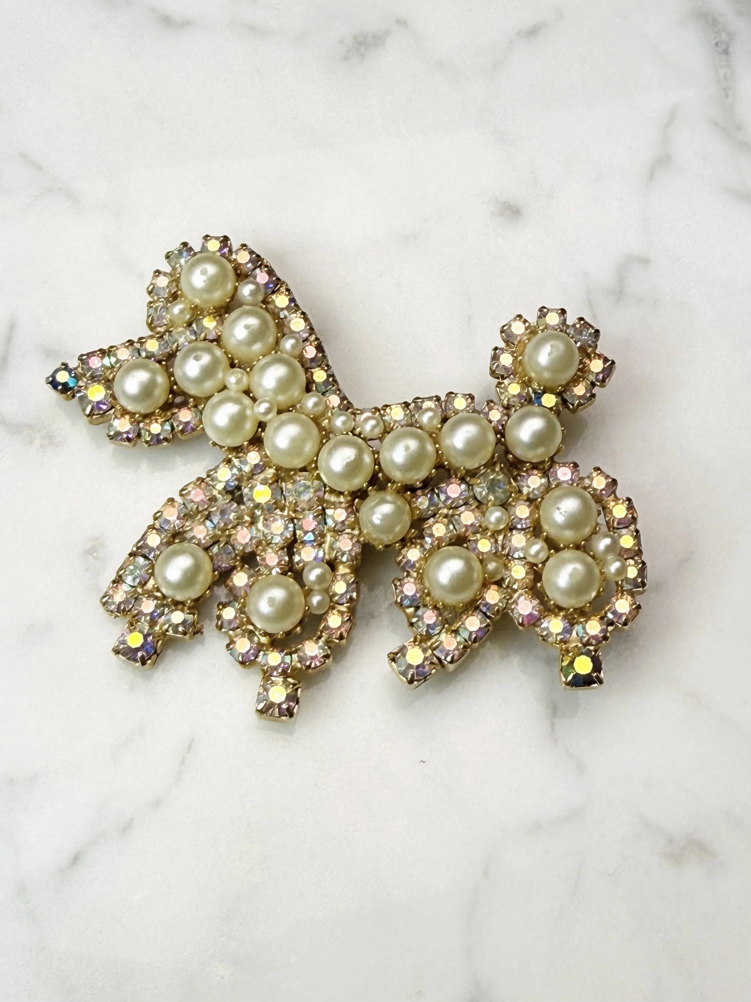 1950s poodle brooch