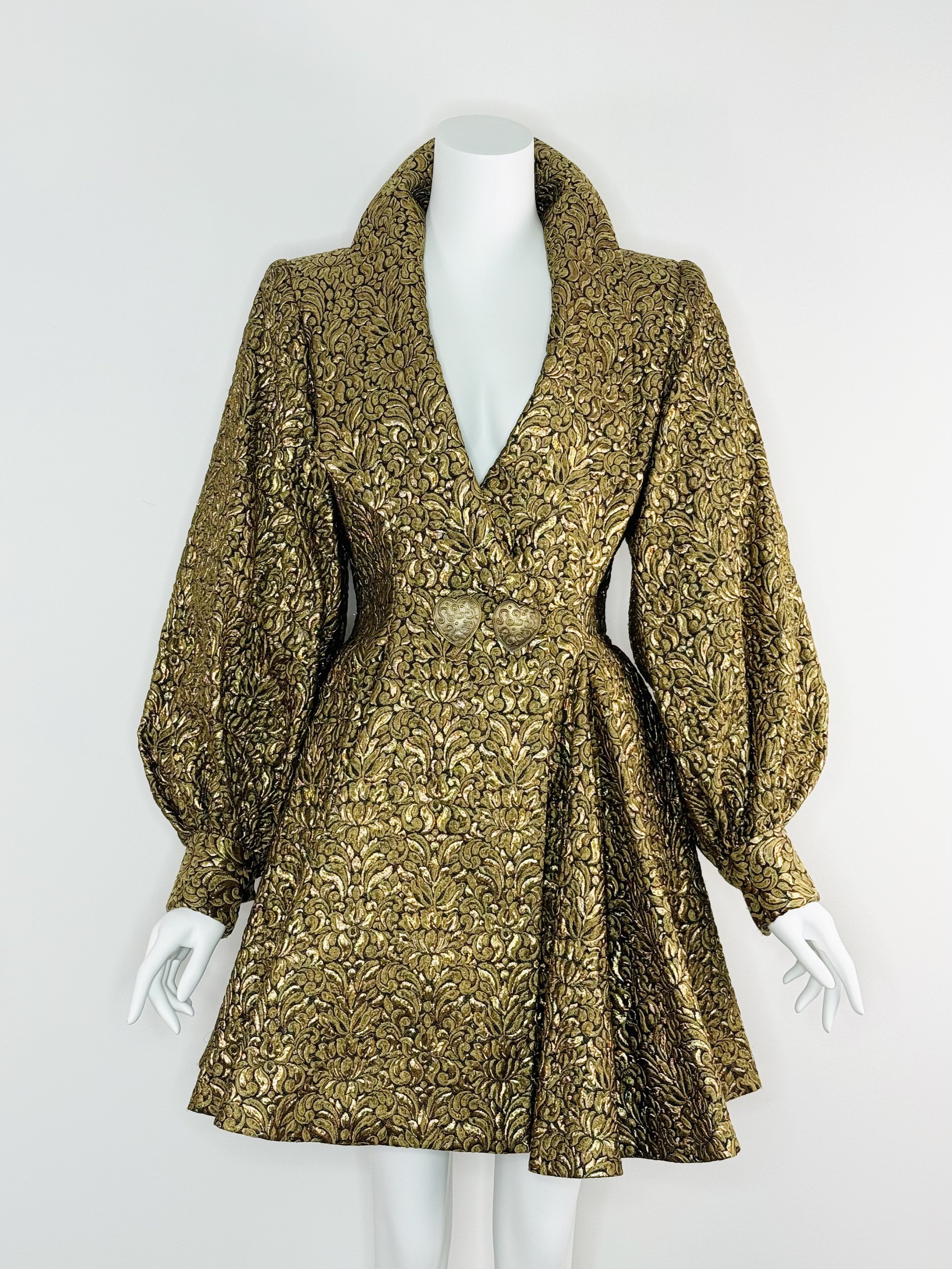 1980s gold brocade evening jacket by Michael Casey