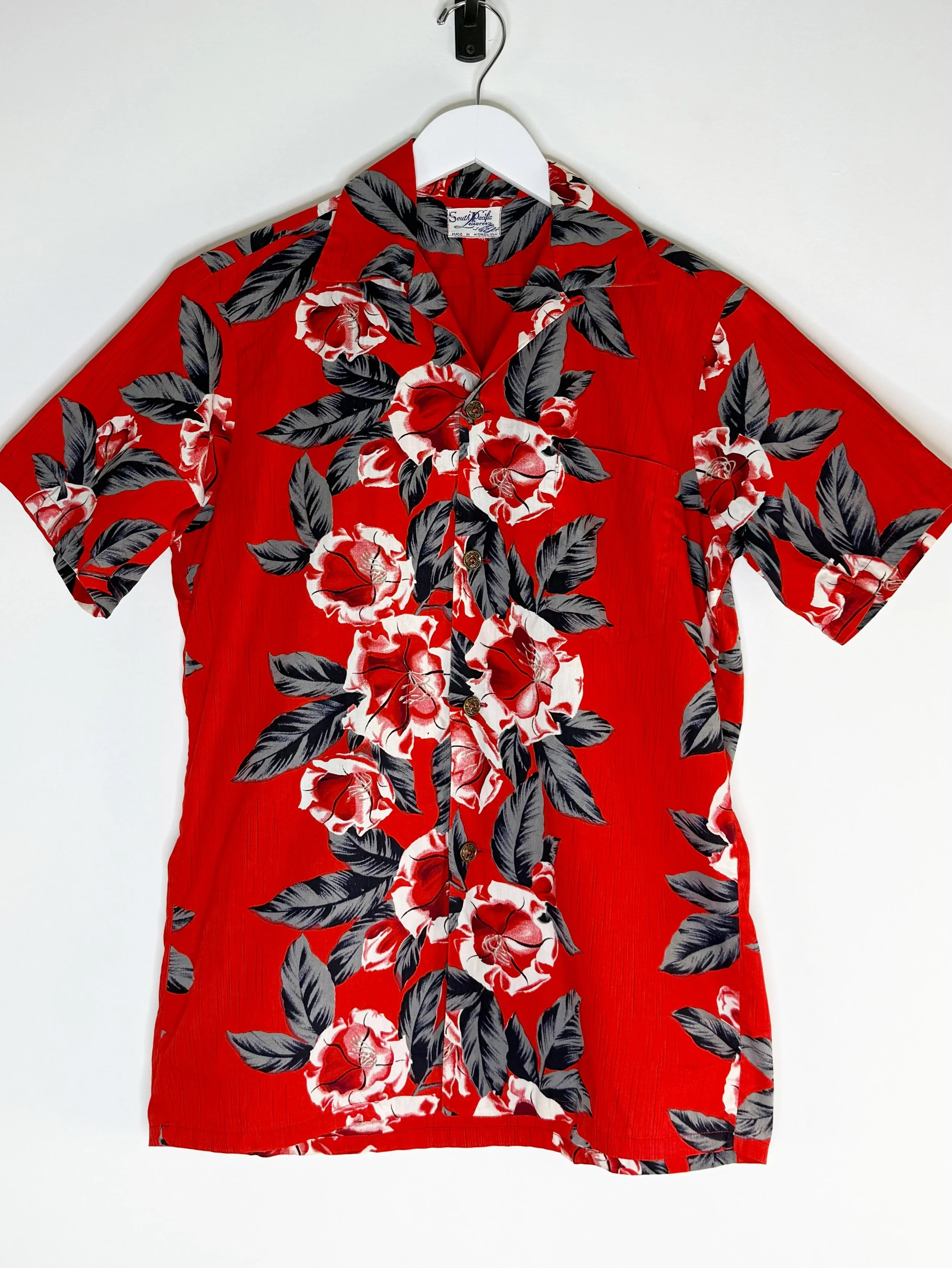 1960s cotton Hawaiian shirt by South Pacific